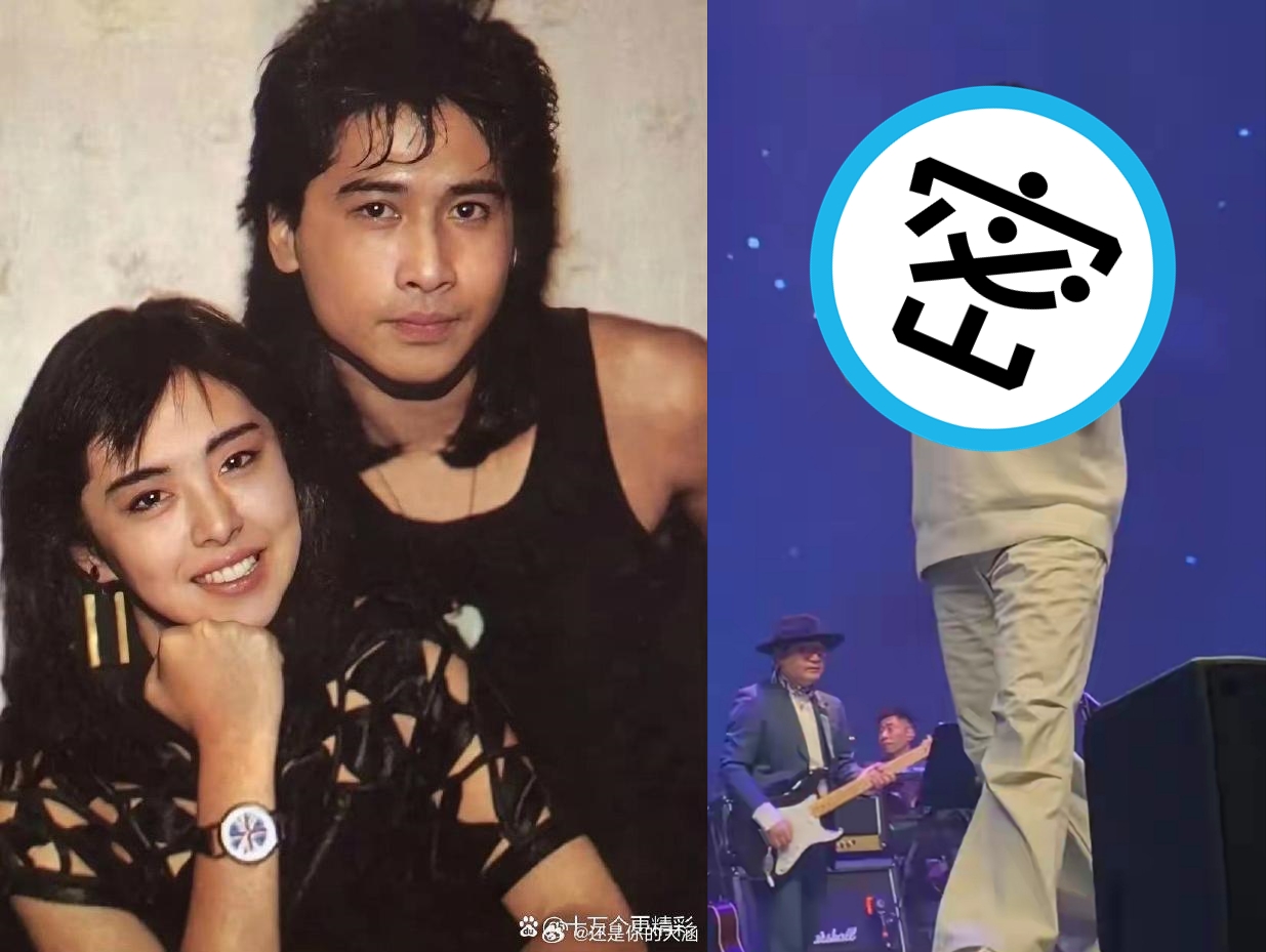 歌手齊秦早年搖滾歌手形象十分帥氣，唱紅不少情歌。（翻攝微博）