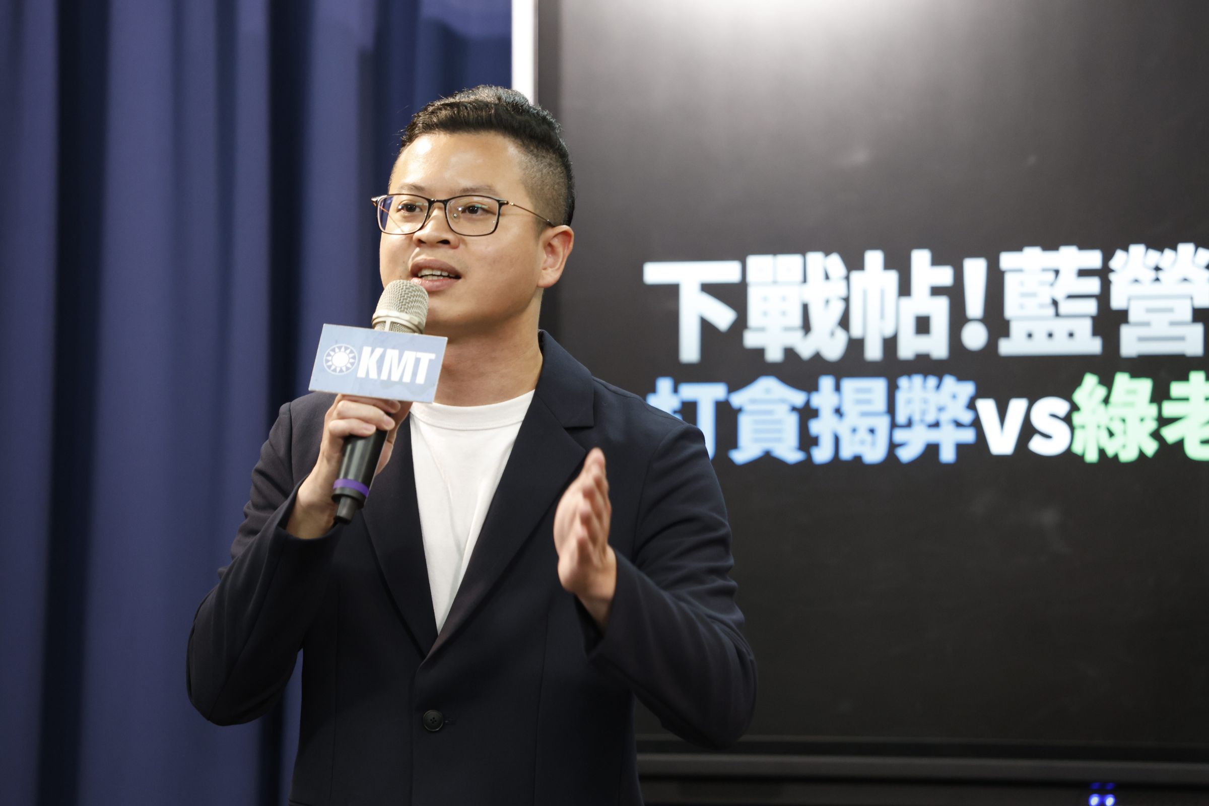 2024競選發言人、桃園市議員凌濤,有「戰狼大哥哥」及「國民黨大哥哥」稱號。(國民黨文傳會提供)