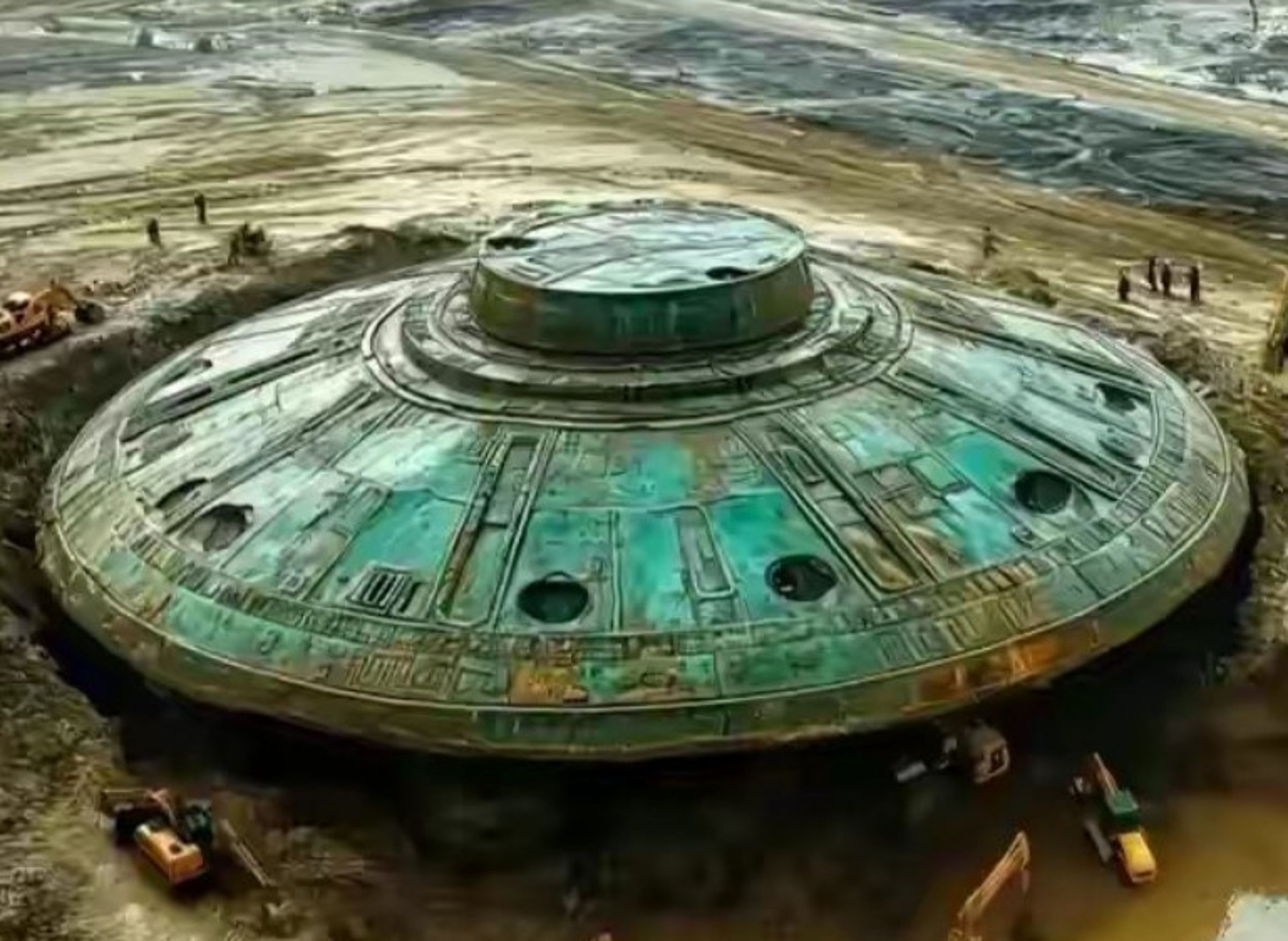 三星堆被謠傳出土飛碟青銅器,官方趕緊出面闢謠。(翻攝微博)