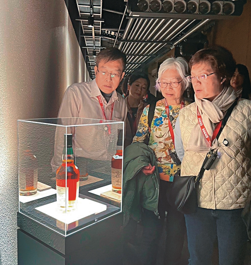 縣長王惠美參訪富士御殿場蒸餾所進行品牌與文化交流。