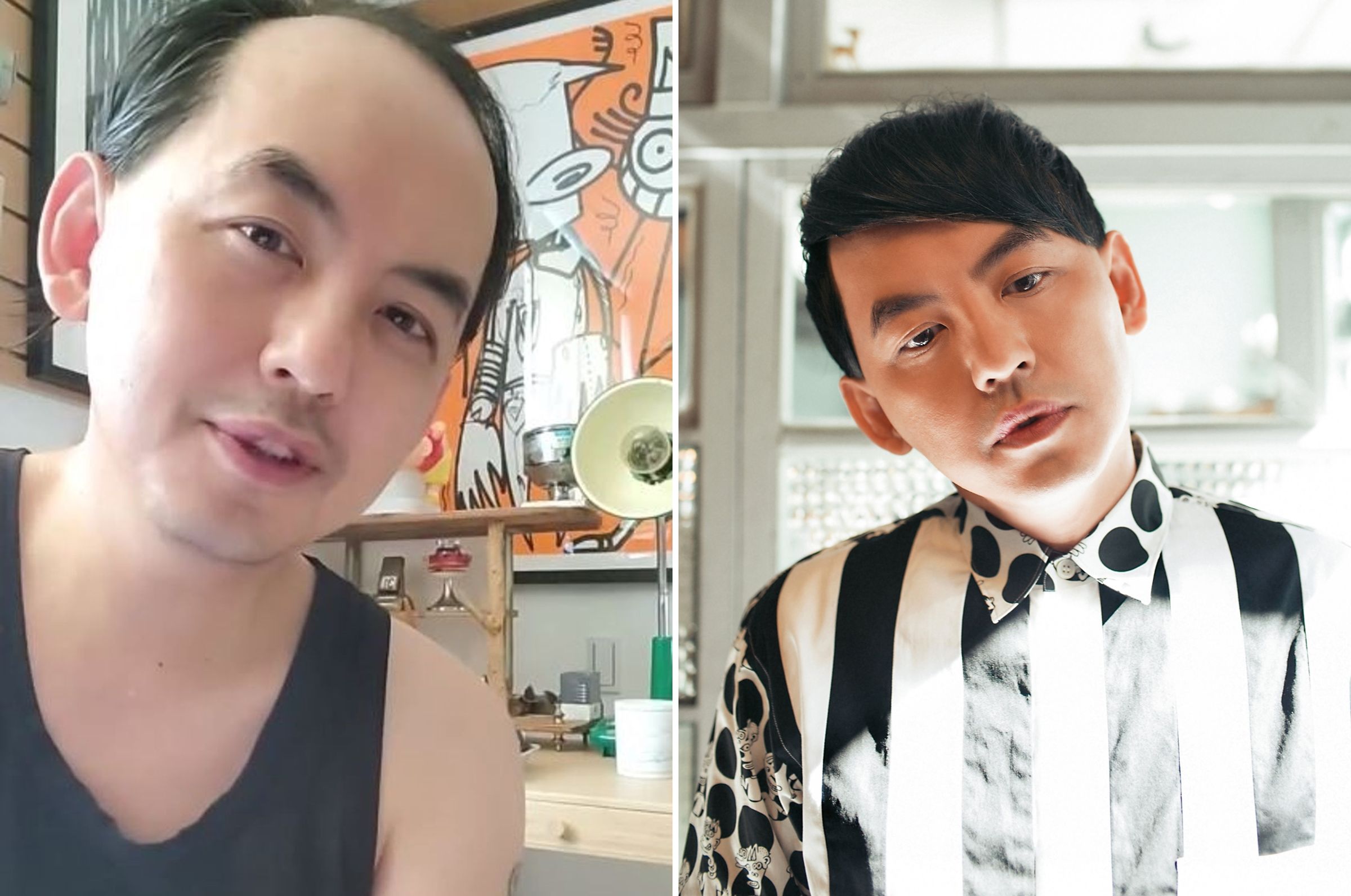 黃子佼被爆料捲入性騷醜聞、崩潰自殘後,仍在「偷拍論壇」購買未成年不雅片。(翻攝自黃子佼臉書直播、本刊資料照)