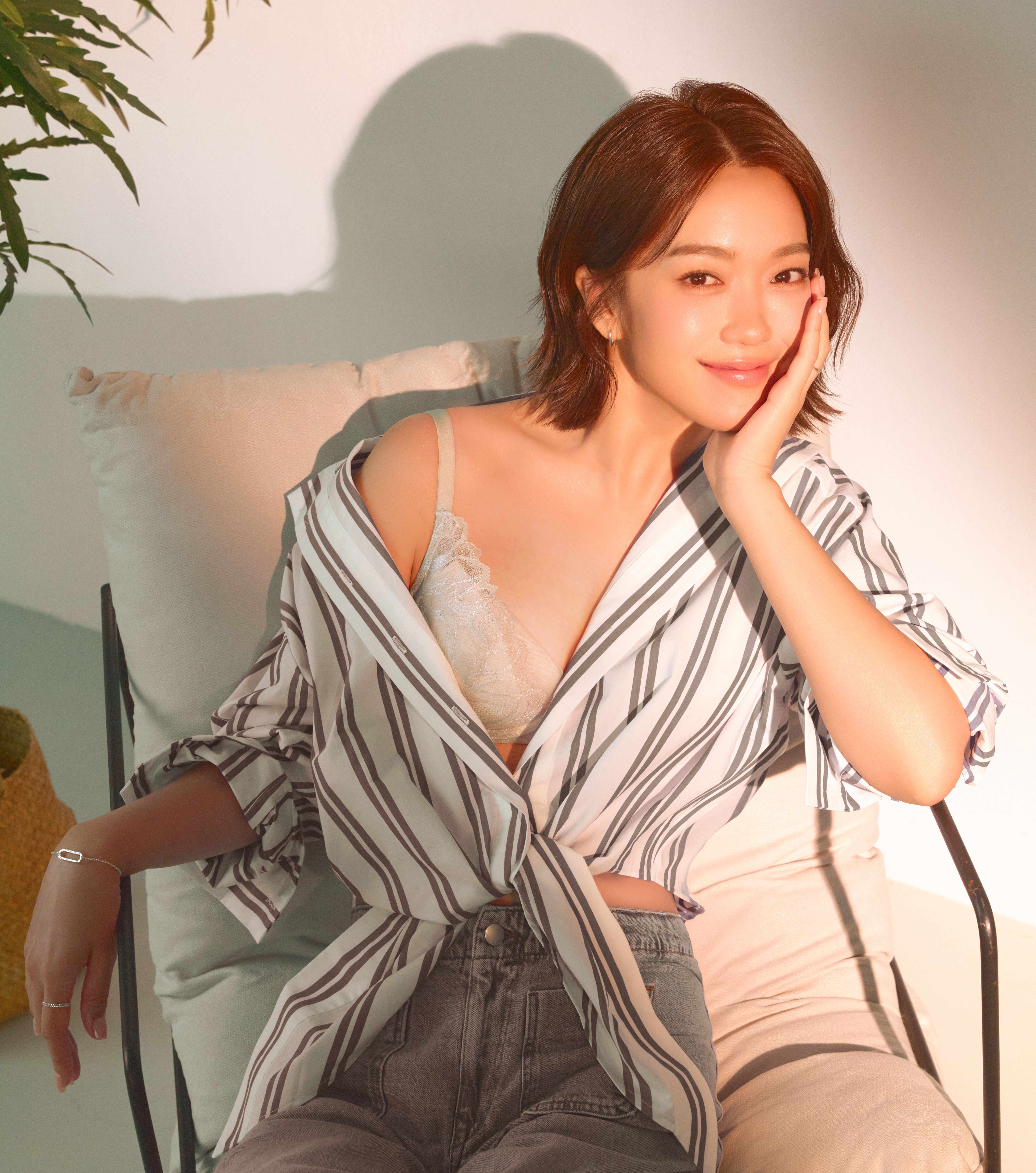 大霈代言華歌爾內衣，展現自信。（台灣華歌爾Wacoal 品牌提供）