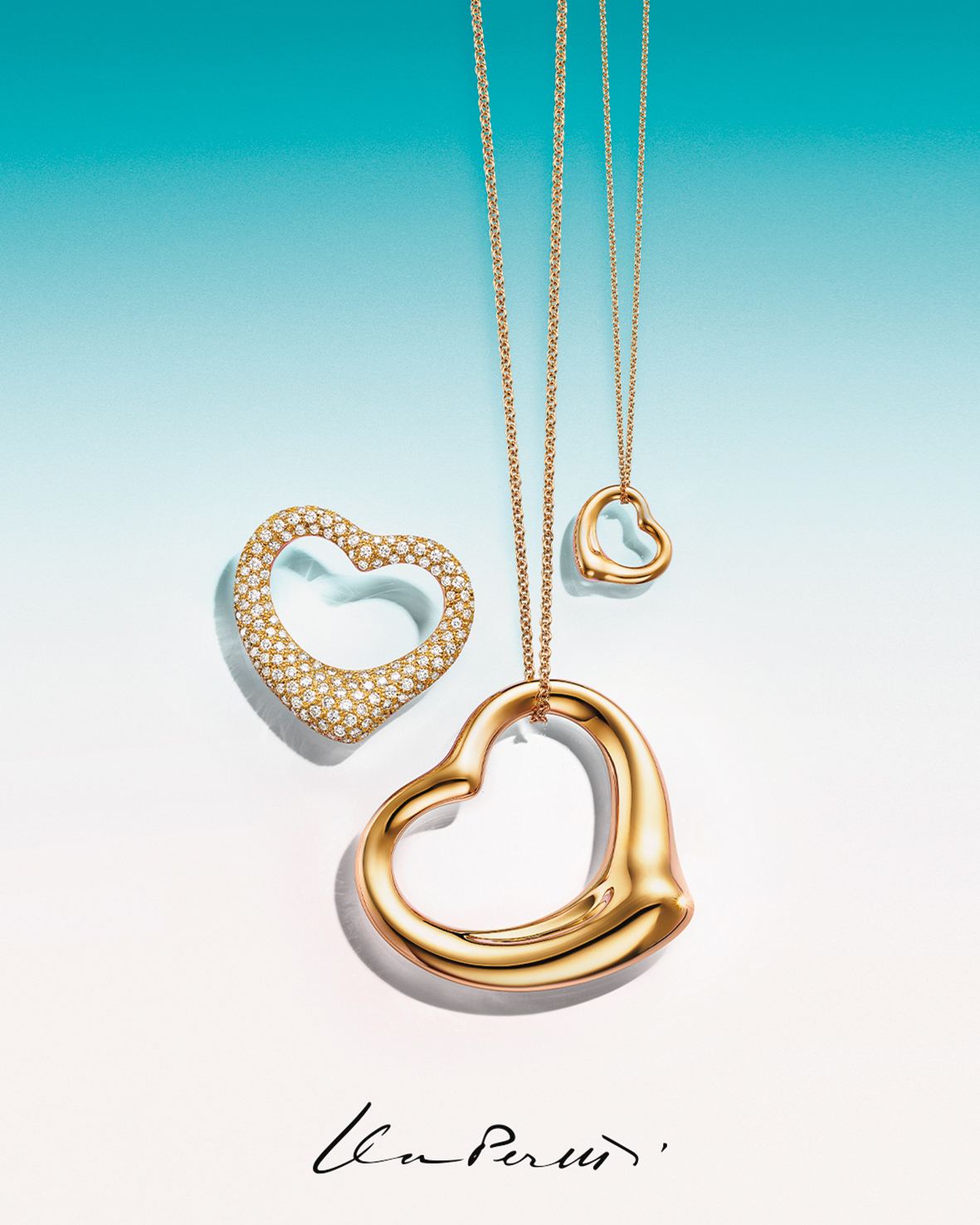Tiffany Elsa Peretti Open Heart系列,是經典不敗之選。(Tiffany & Co.提供)