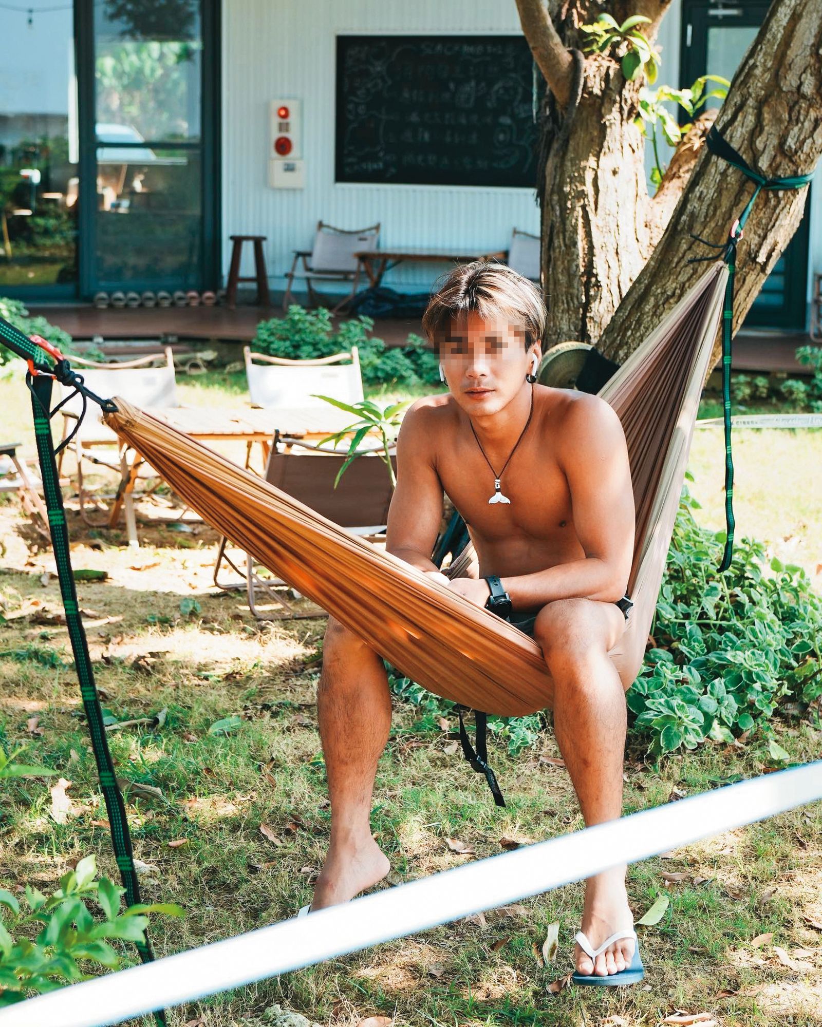 慈妹男友外型陽光、身材健壯且愛好戶外活動，和慈妹頗速配。 （翻攝自慈妹男友IG）