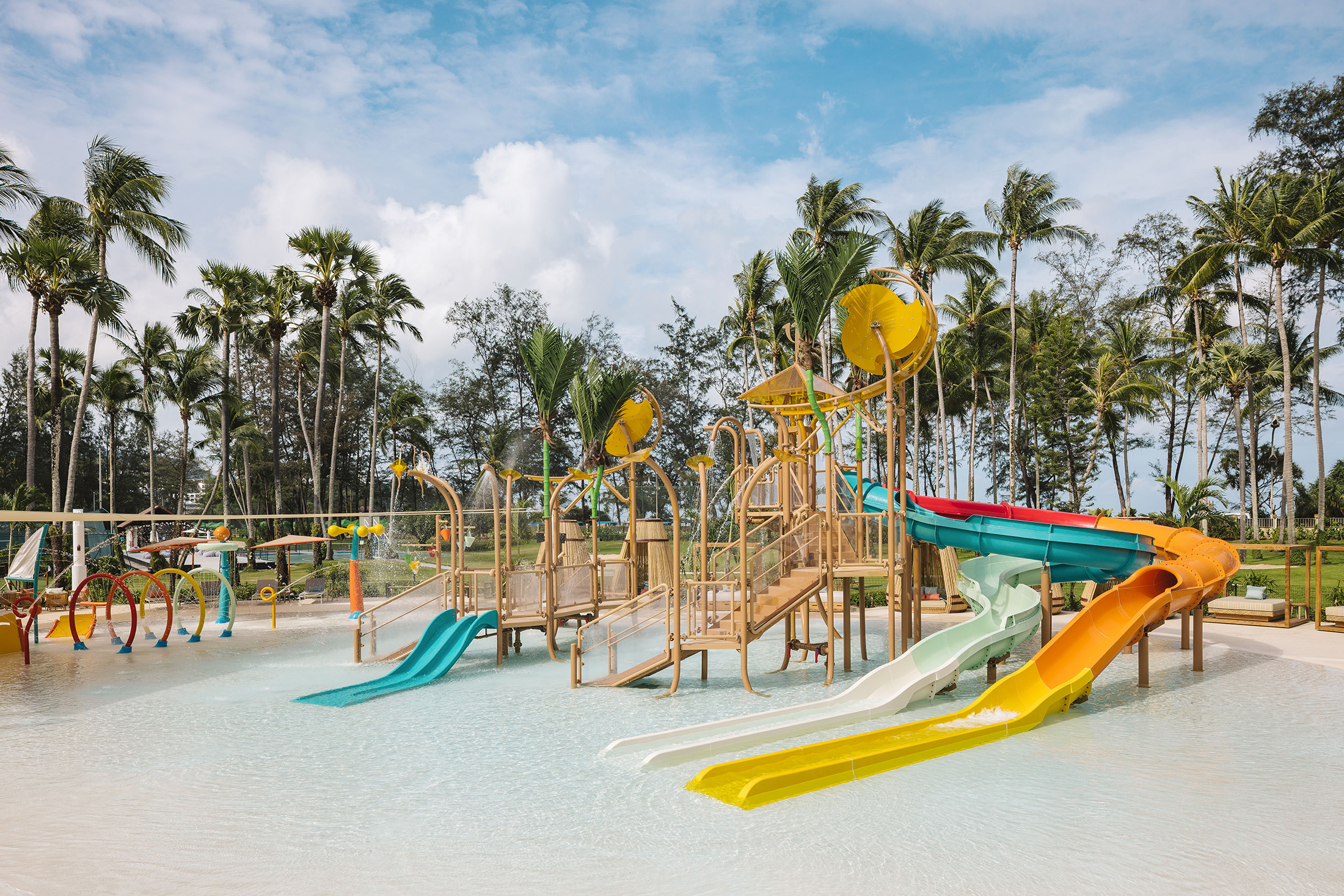 泰國普吉島全新推出「家庭綠洲Family Oasis」區，專為親子度假設計。（Club Med提供）