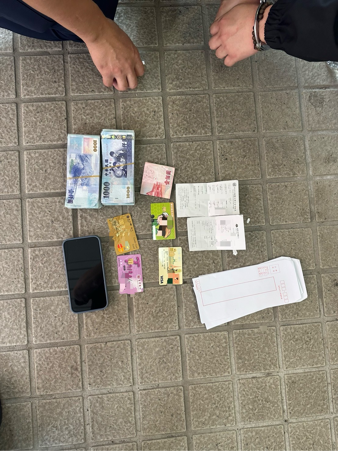 警方查扣贓證物。（警方提供）