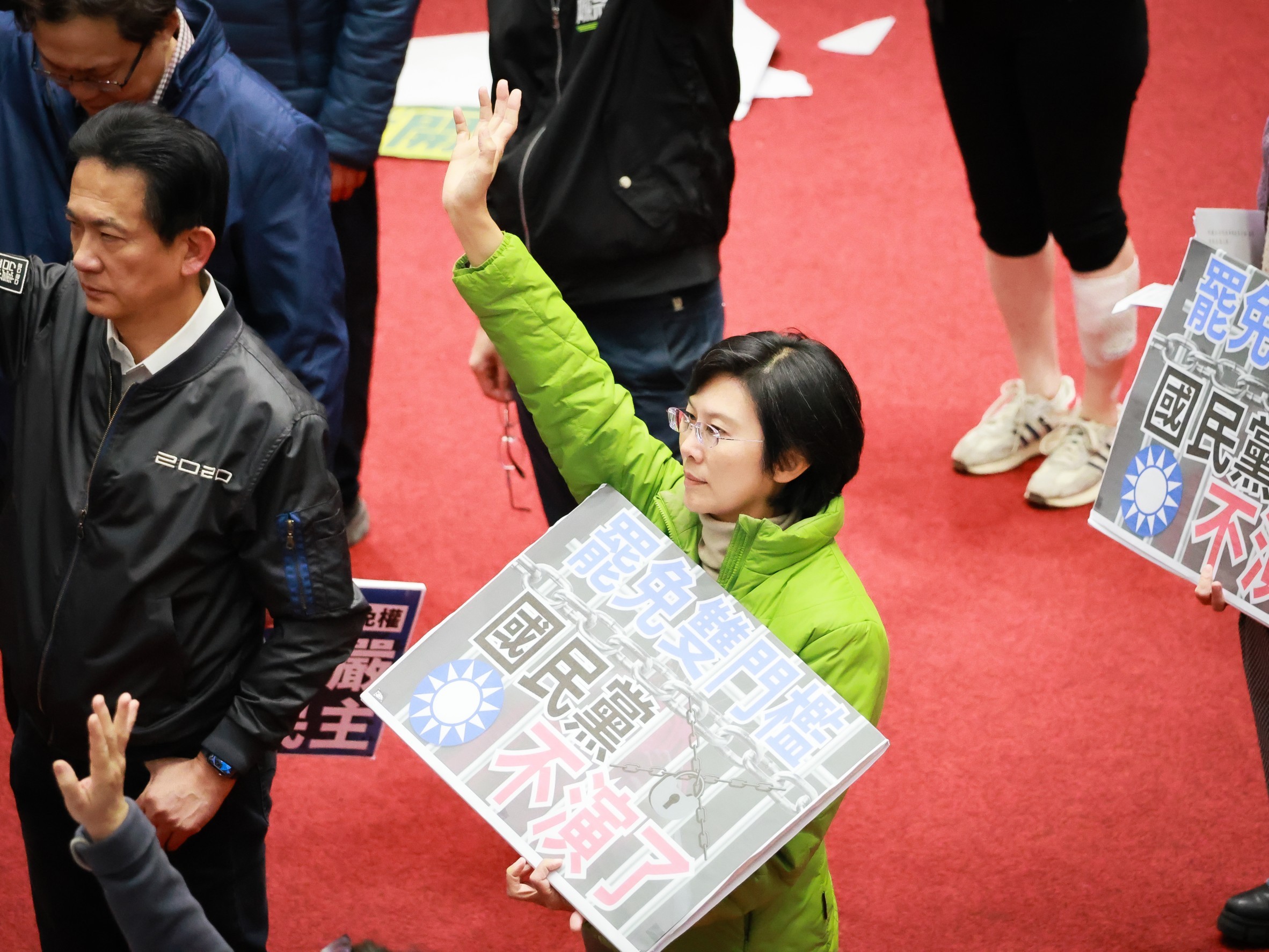 《財劃法》在立院進入三讀，立委林岱樺指《財劃法》修惡，高雄市受傷最重！（林岱樺辦公室提供）