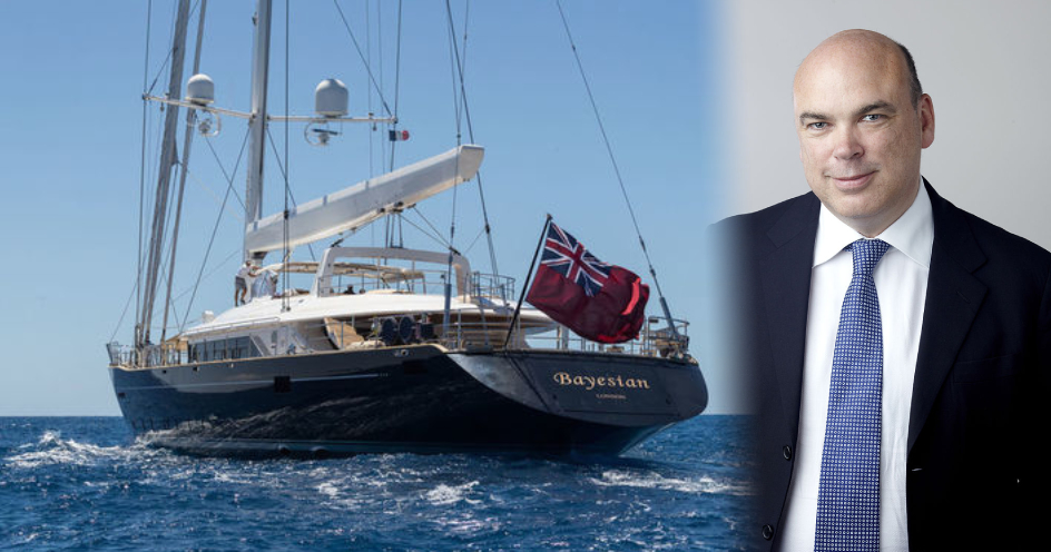 「英國比爾蓋茲」林奇所搭乘超級遊艇沉沒，他及自己的女兒都下落不明。（翻攝自superyachttimes網站、維基百科）