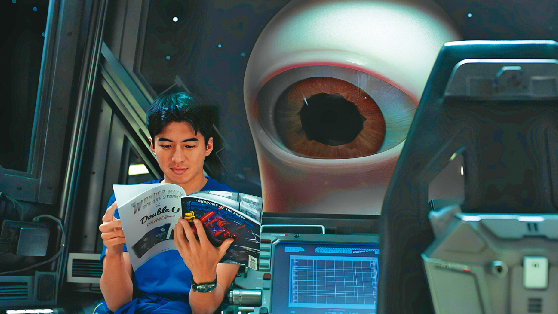 〈星際救援〉是粉絲敲碗一定要拍的故事,主角太空人由傅孟柏飾演。 (LINE台灣提供)