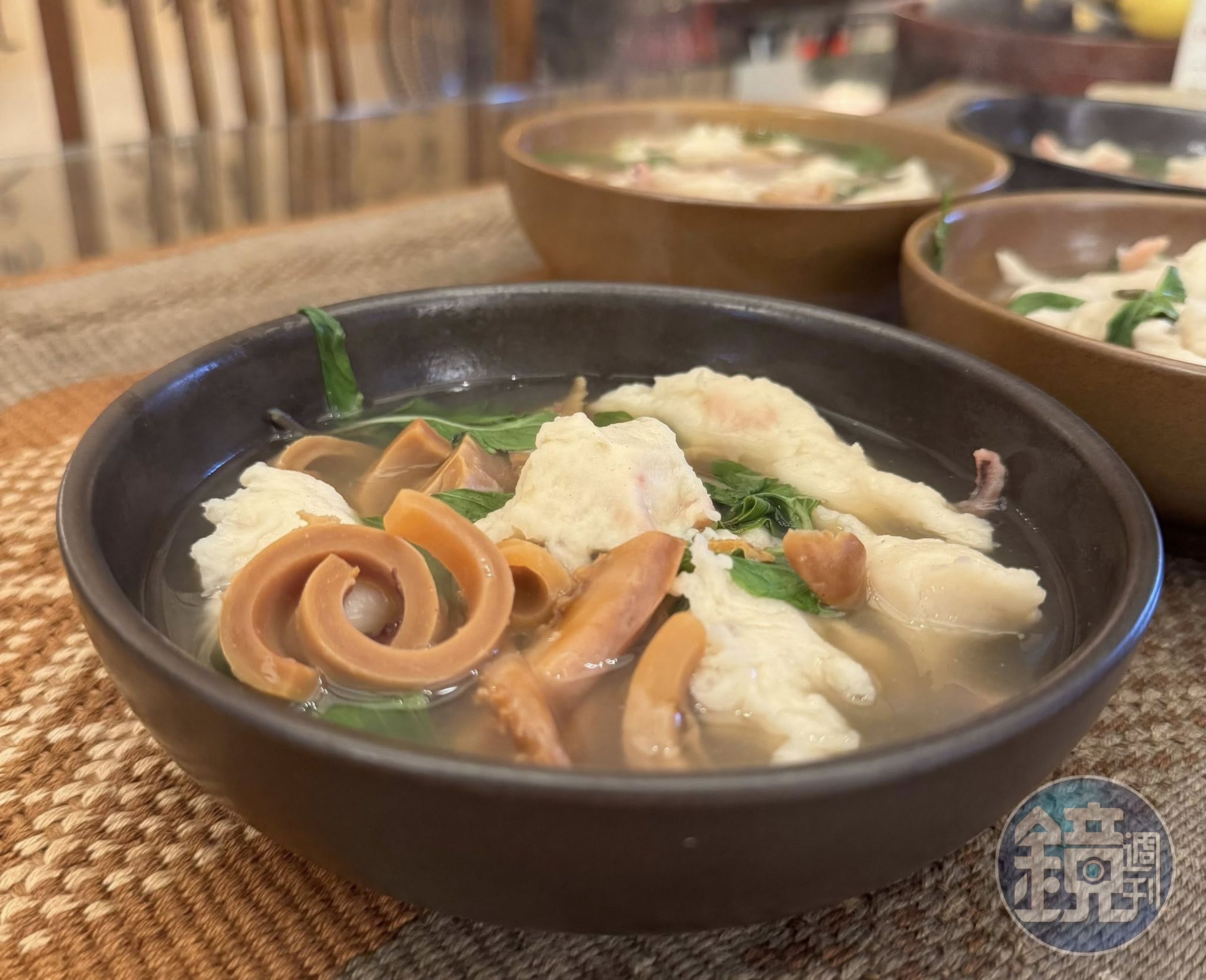 這是綜合魷魚平及兩喜號風味的魷魚羹。