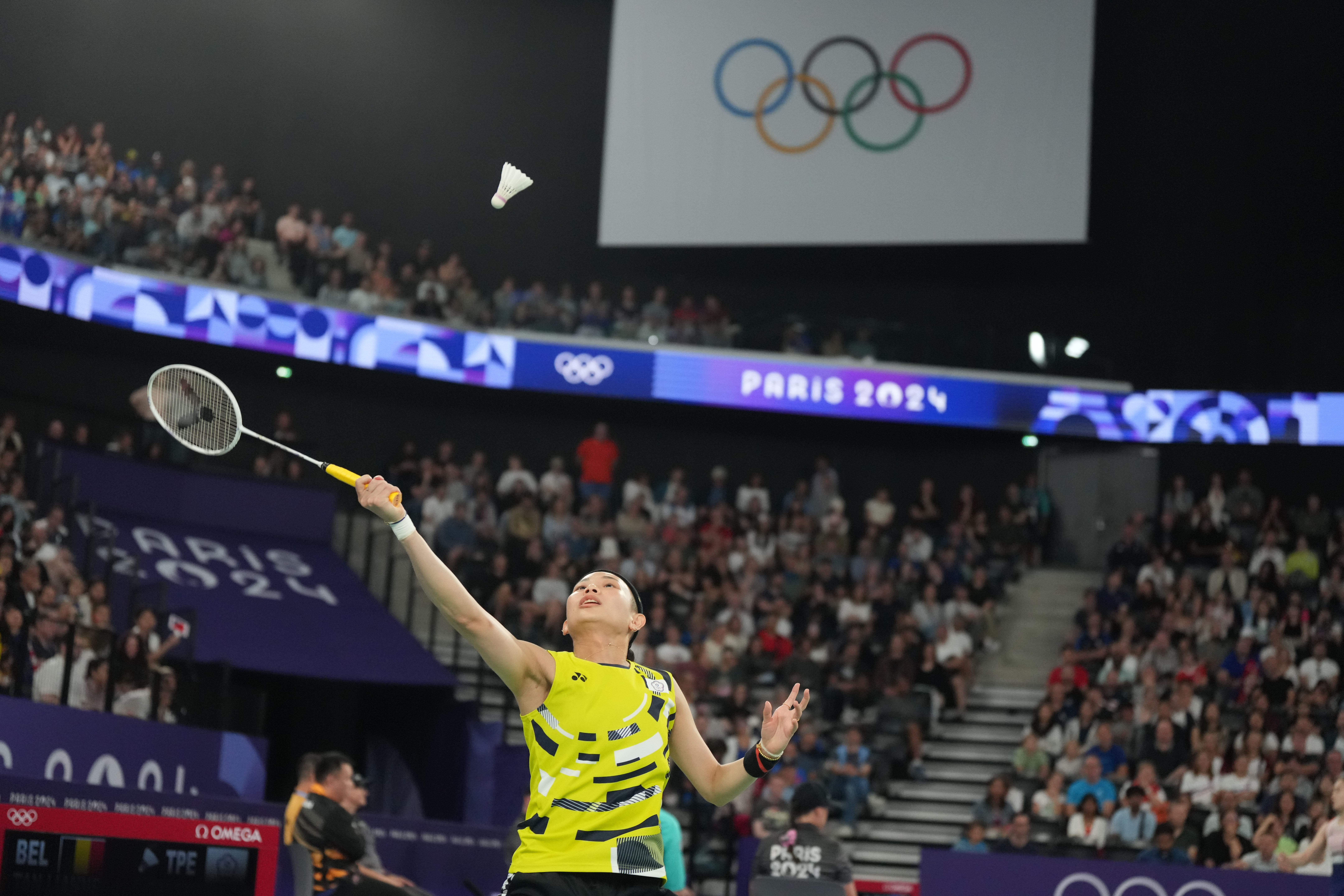 觀看奧運要額外付費的話題,在巴黎奧運期間再度掀起論戰。圖為台灣羽球一姐戴資穎。(中華奧會提供)