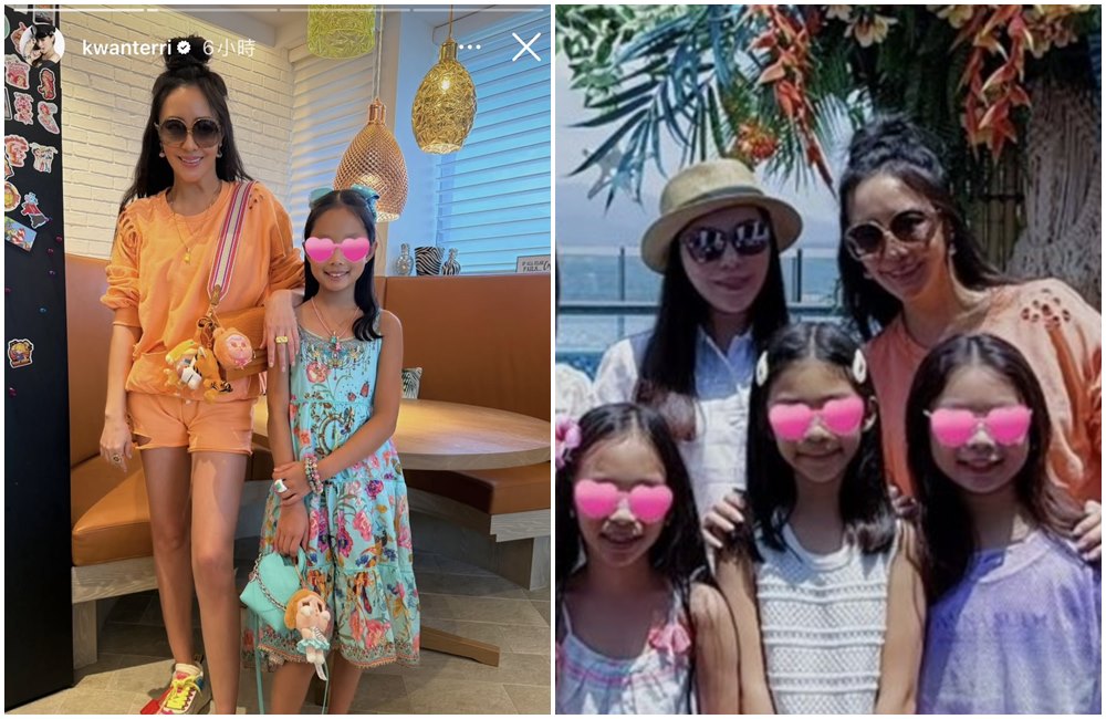 關穎早前帶著女兒C.C.跑生日派對，曾馨瑩也到場。（翻攝關穎IG）