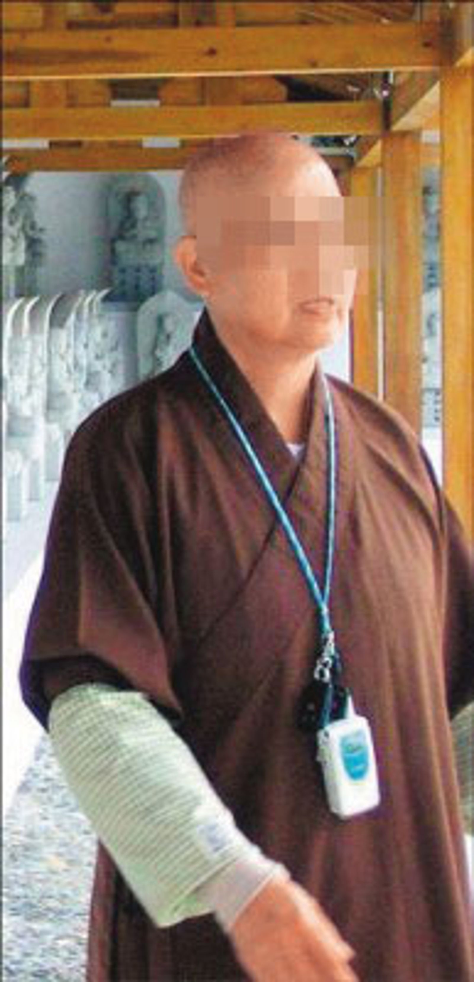 釋性良法師（圖）收養5名女兒，卻遭么女夥同男友冷血殺害。（翻攝畫面）