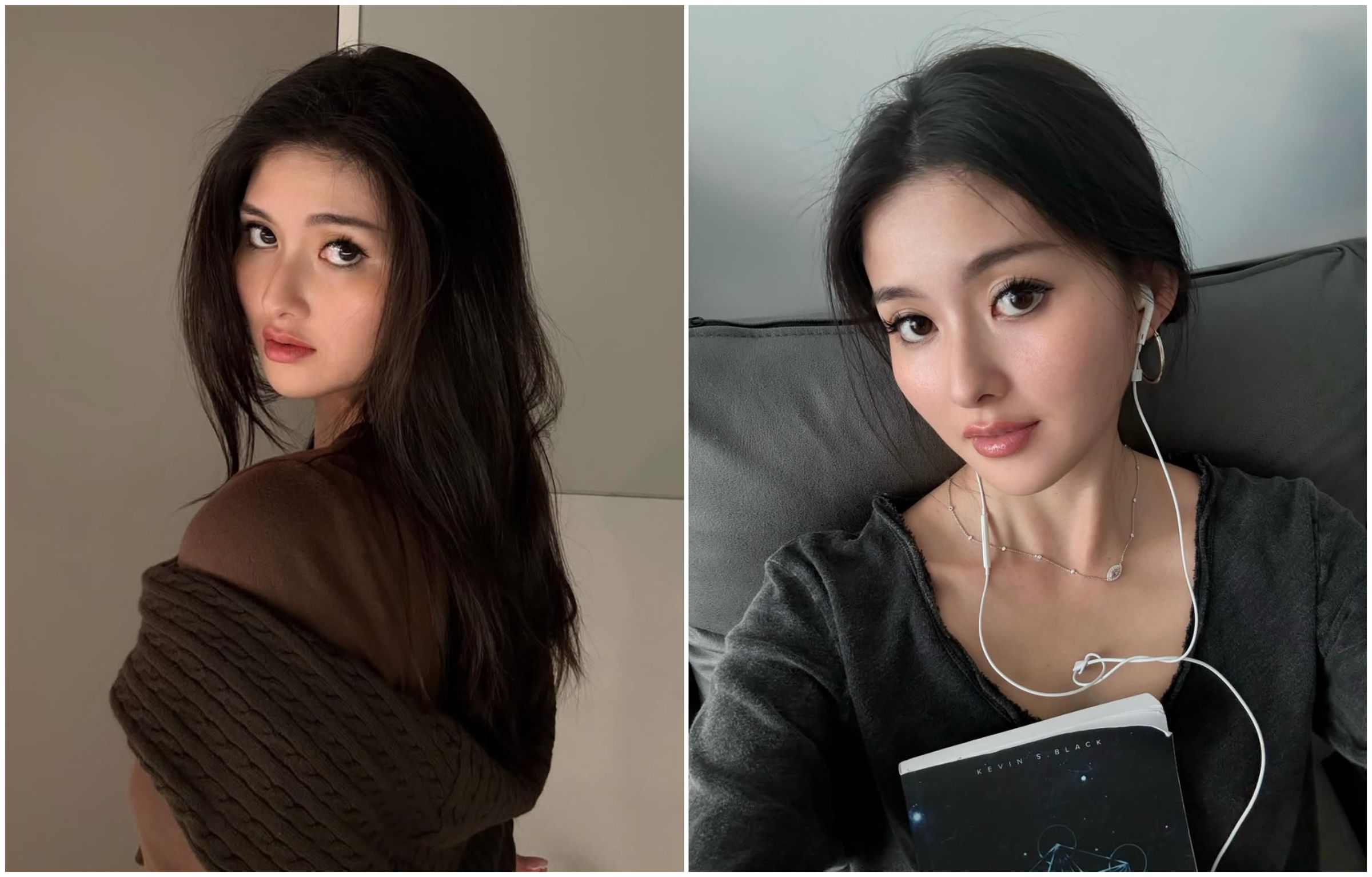 廖思惟分享生活美照，卻遭網友指「三白眼」面相不好。（翻攝廖思維小紅書）