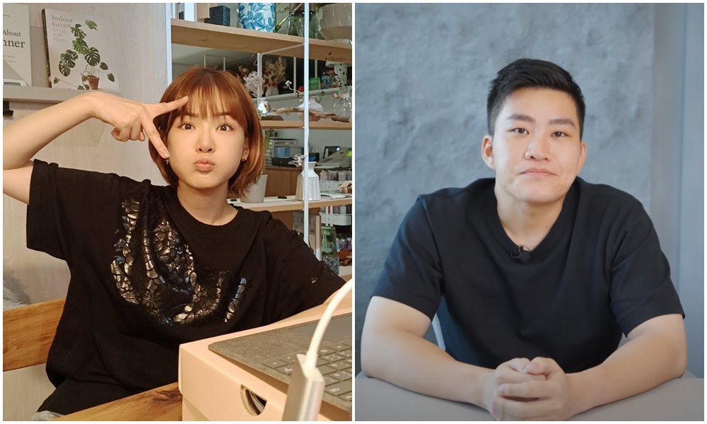 Joeman（右圖）為呼麻拍影片道歉，陳沂（左）認為挺他的網紅嘴臉太難看。（翻攝Joeman YouTube／陳沂臉書）