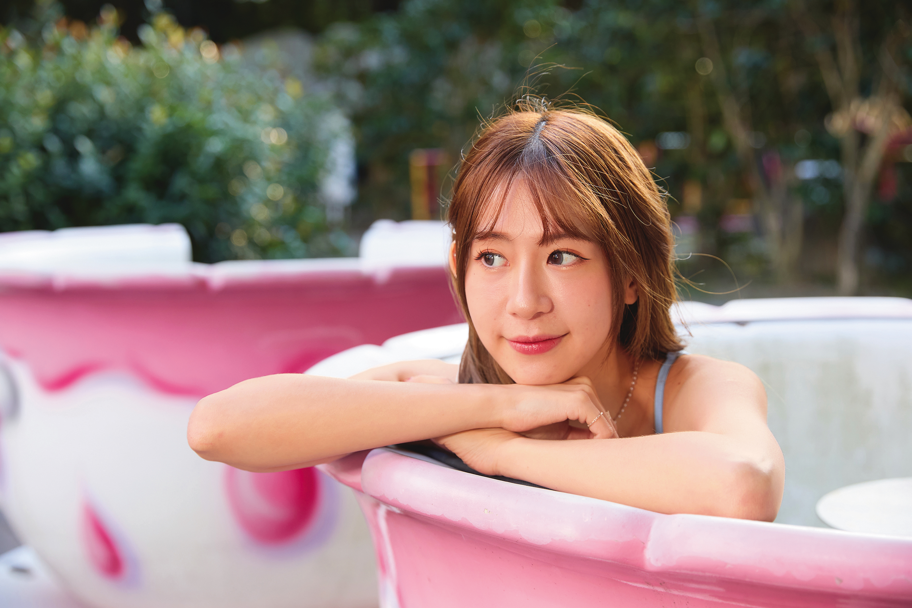 芸綺擔任職籃TPBL台啤永豐雲豹啦啦隊員,已經有4年時間。