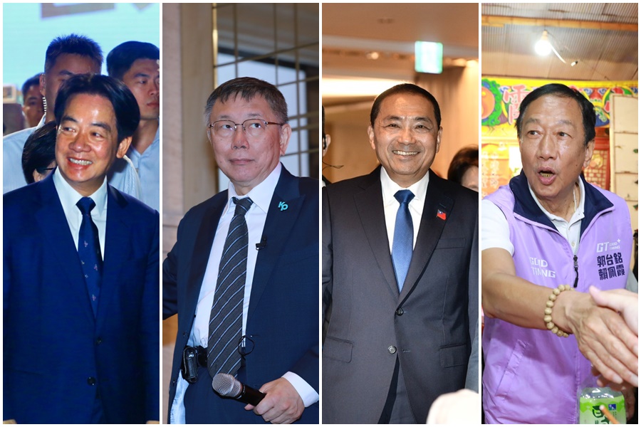 《鏡新聞》今公布第三波民調結果，賴清德支持度仍居冠。