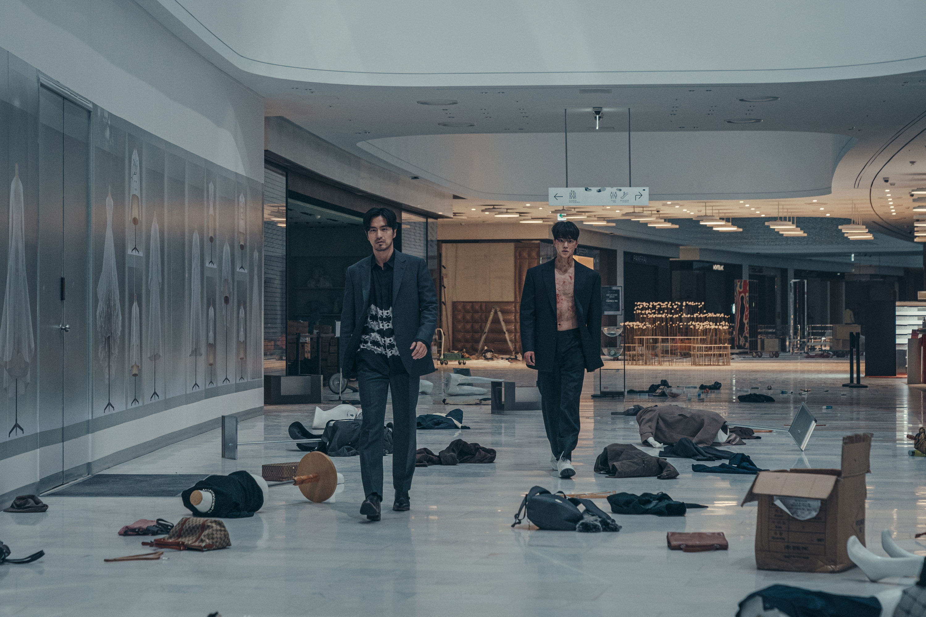 宋江與李陣郁在《Sweet Home》第2季究竟是敵是友，12月1日見分章。（ Netflix提供）