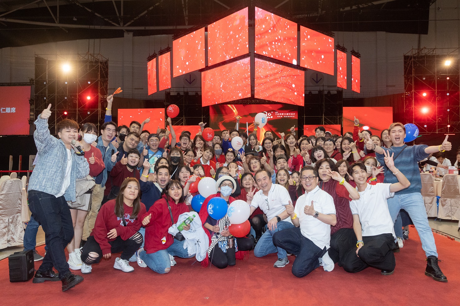 今年的王品尾牙將席開近千桌。（王品集團提供）