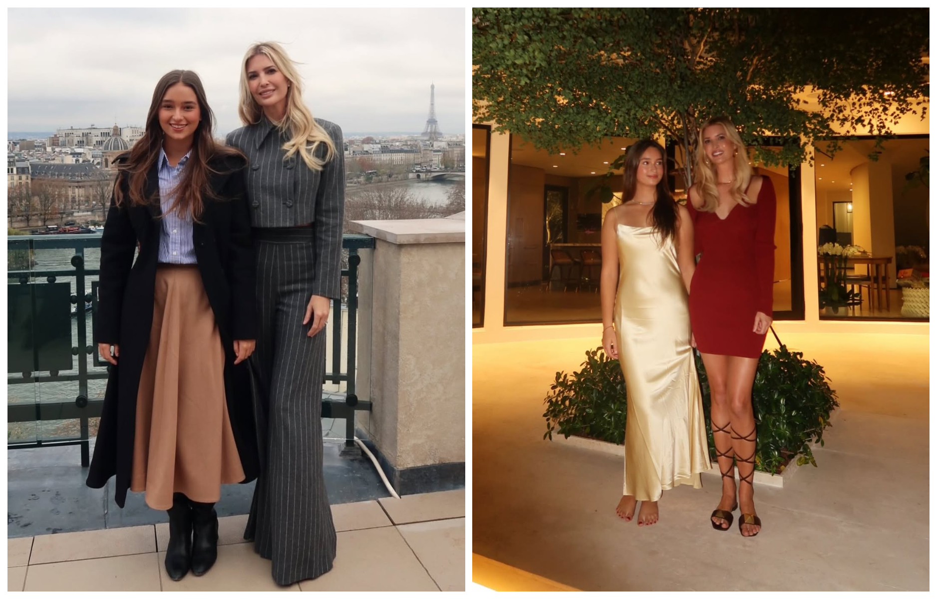 伊凡卡分享與女兒阿拉貝拉的合照。（翻攝ivankatrump IG）