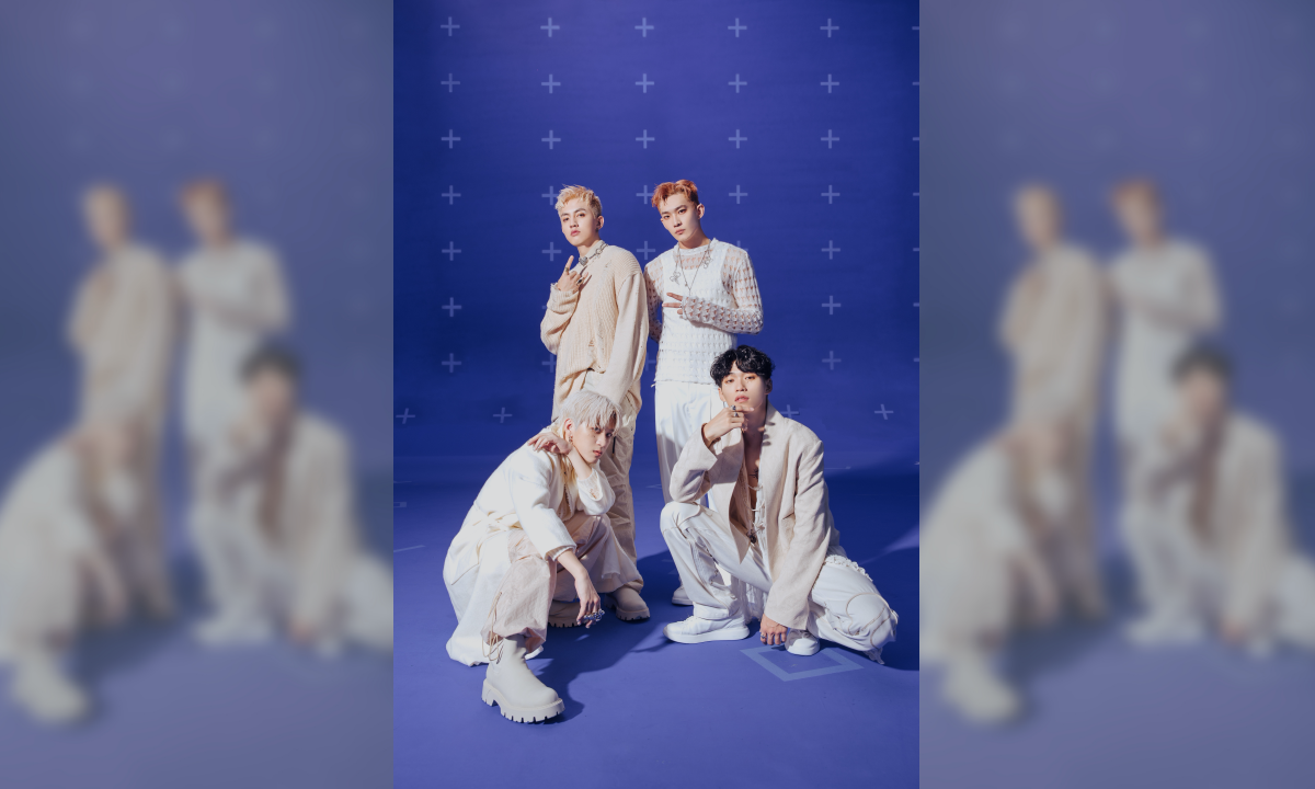 〈A-TOWN〉舞蹈複雜又有力道，高胥崴（後右）跳到舊傷復發。（滾石唱片提供）