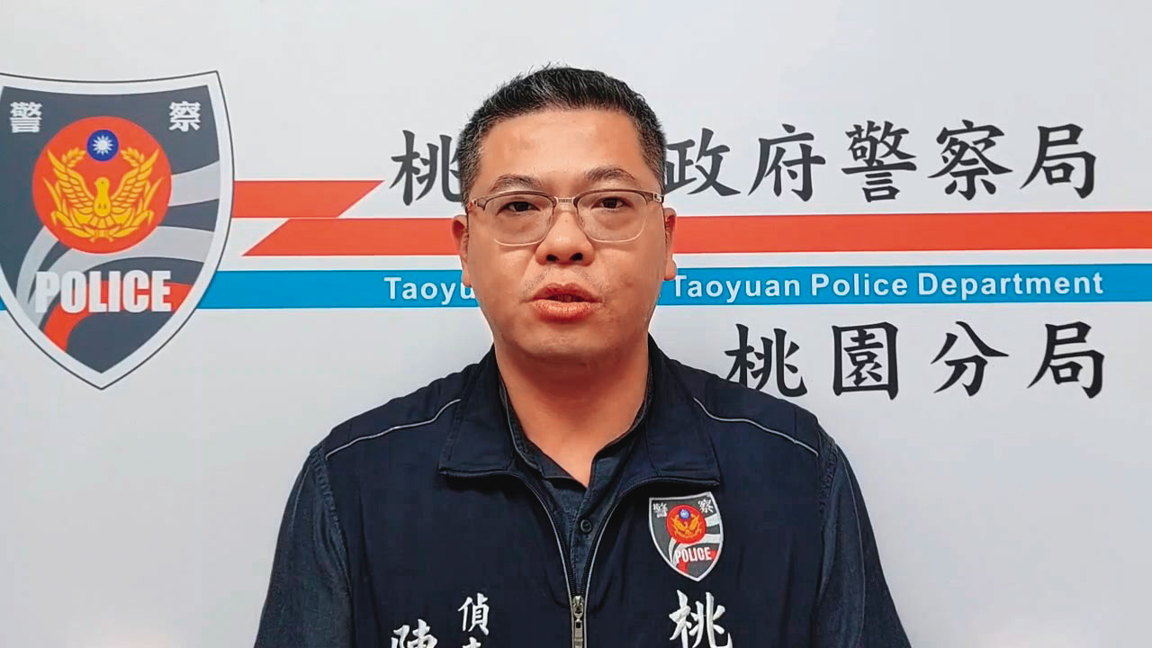 桃園分局偵查隊長陳志維談到偵辦過程,直言靈異巧合不斷。(桃園警分局提供)