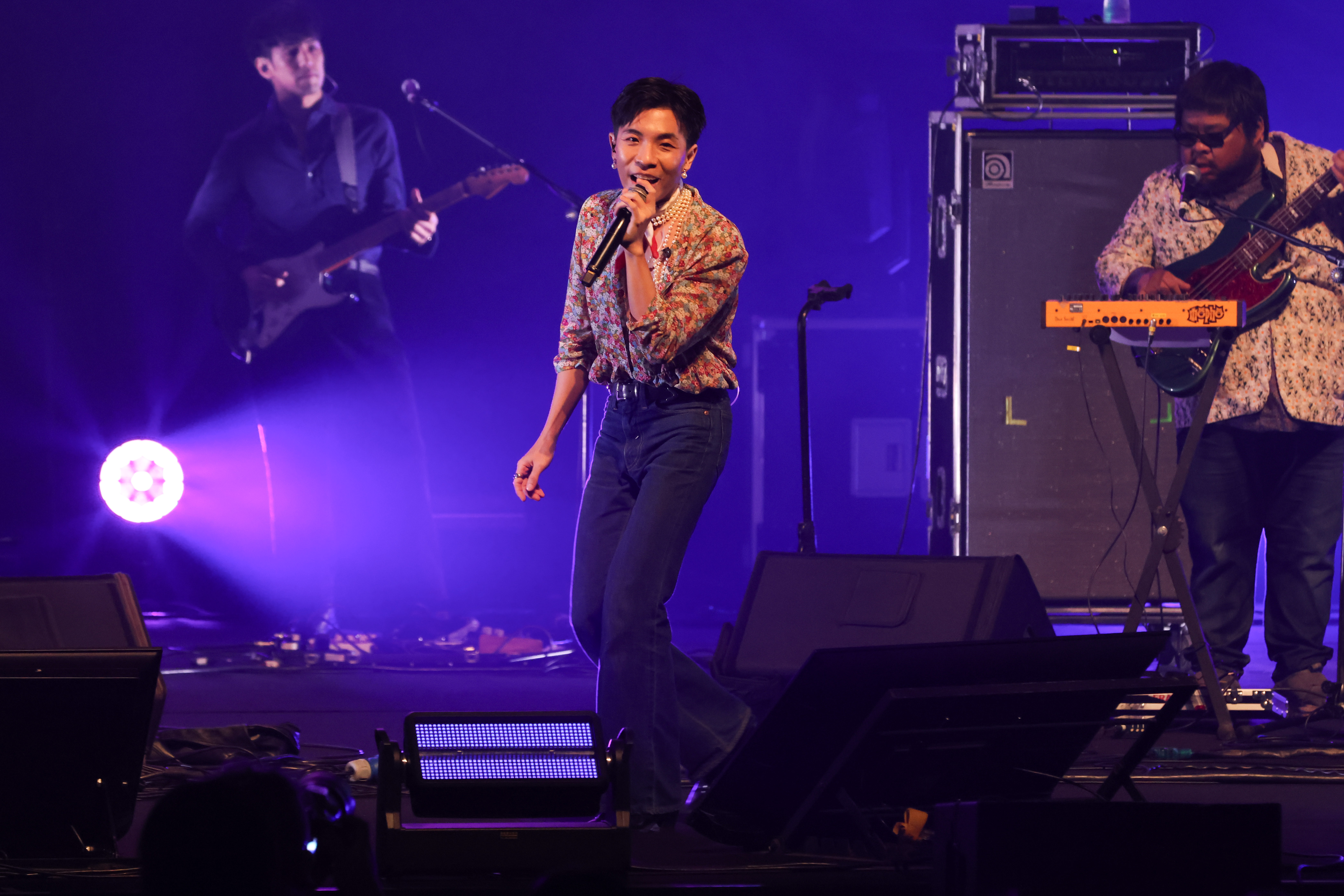 泰國樂團Polycat一連帶來8首歌曲，有歌迷從泰國追來台北看他們表演。