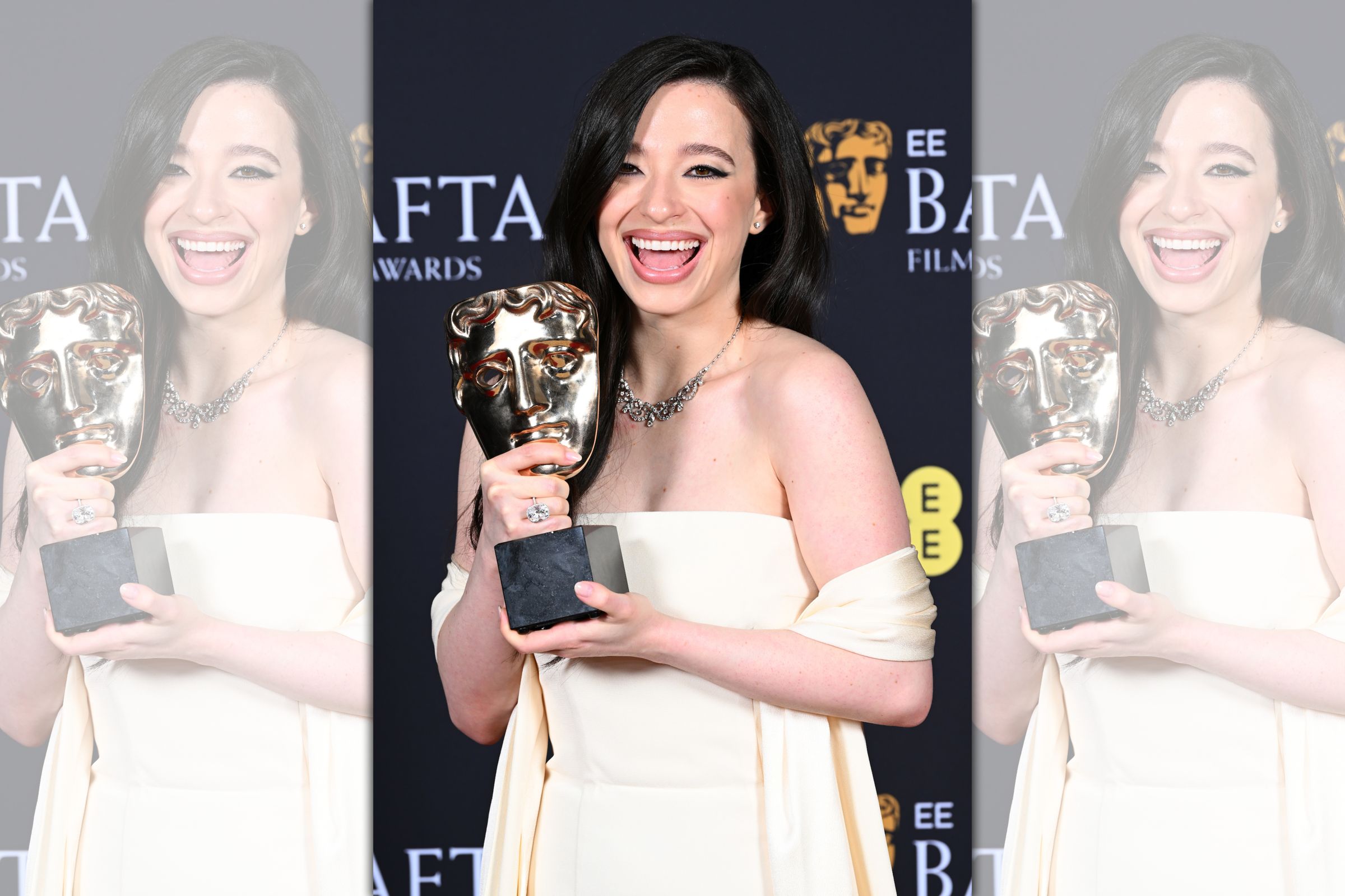 最佳女主角，《艾諾拉》的麥琪麥迪遜。（BAFTA提供）