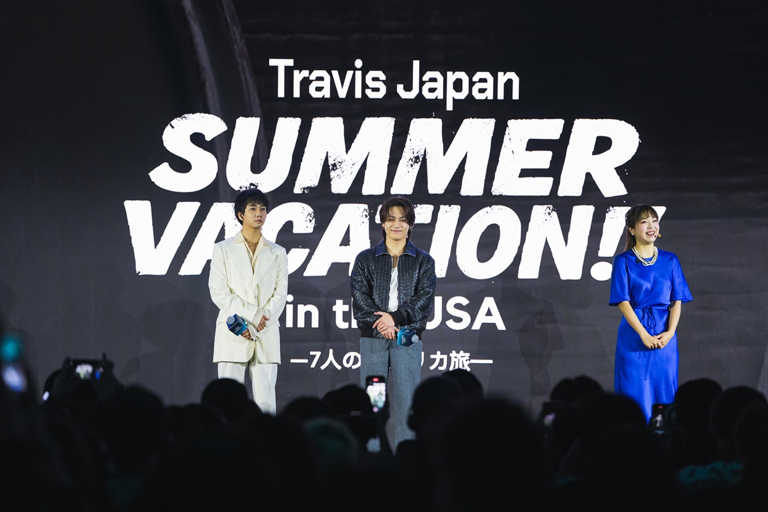 Travis Japan成員松田元太（右）與中村海人透露全團將在新節目《TRAVIS JAPAN到美國放暑假》走訪美國各地旅行，將帶給粉絲最真實的面貌。（Disney+提供）