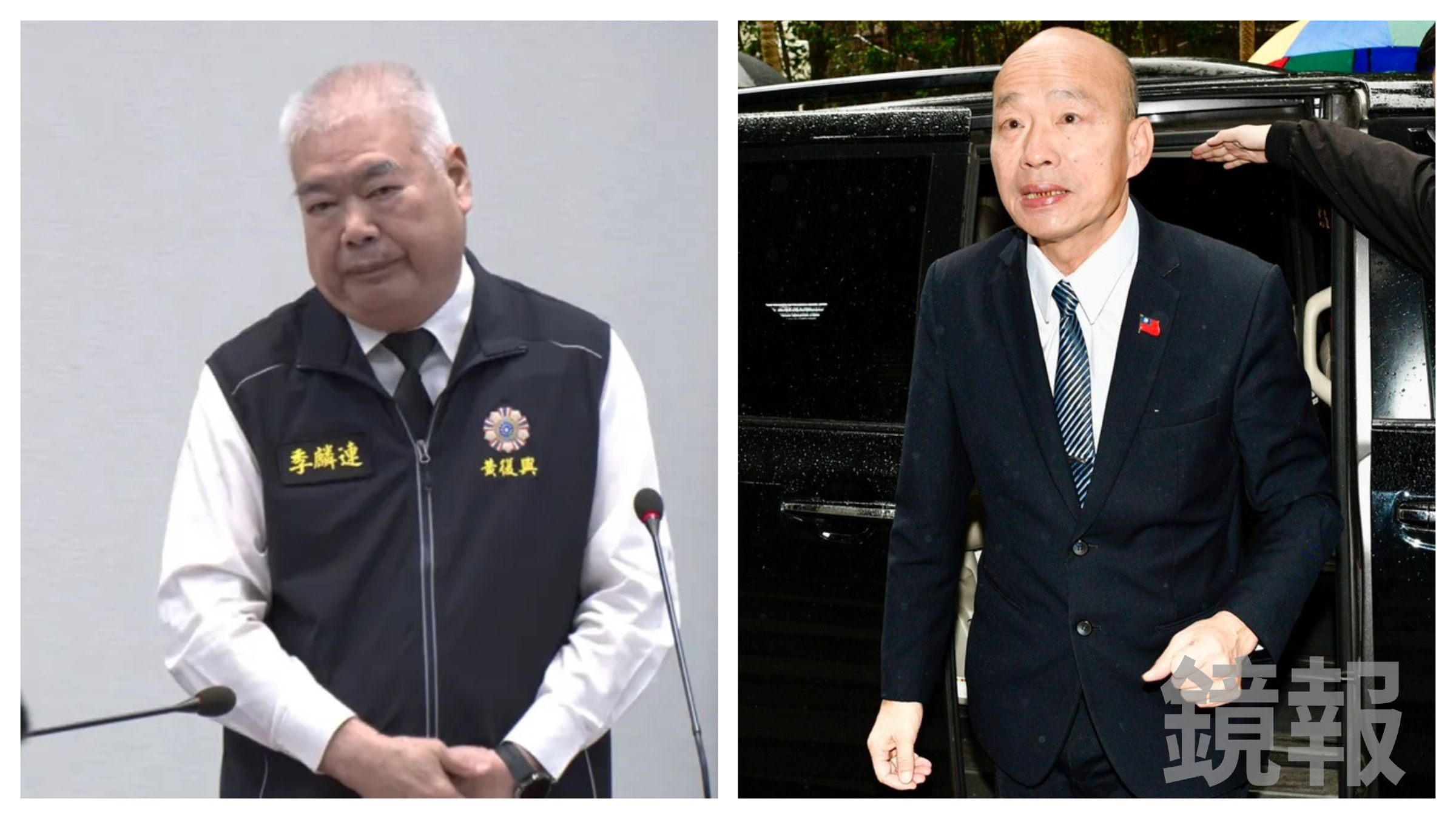 季麟連開砲：「打死我，我都不會相信韓國瑜會做出賣黨求榮的事，如有這樣，黃復興必然挺身而出大義滅親，建請開除韓國瑜黨籍」，該番言論引爆黨內輿論（翻攝自臉書@國民黨、鏡報李智為）