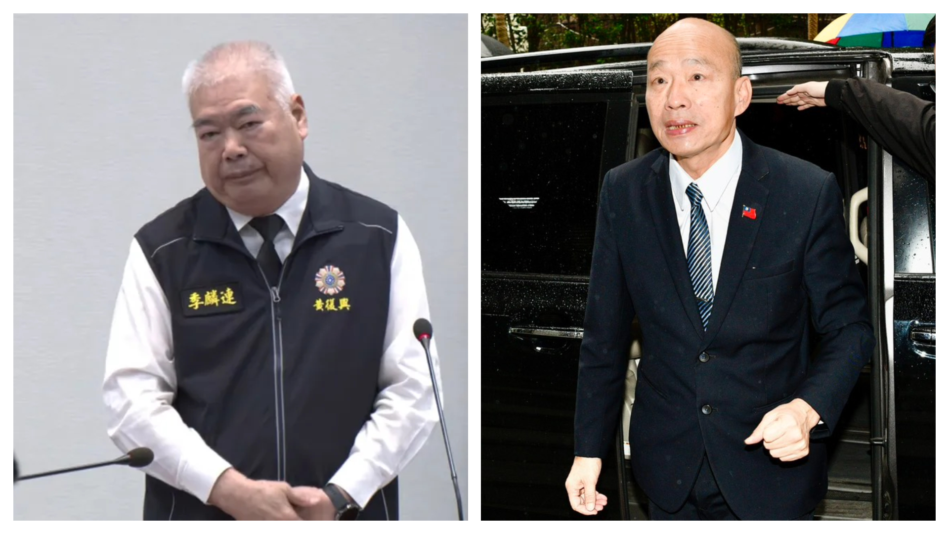 季麟連開砲：「打死我，我都不會相信韓國瑜會做出賣黨求榮的事，如有這樣，黃復興必然挺身而出大義滅親，建請開除韓國瑜黨籍」，該番言論引爆黨內輿論（翻攝自臉書@國民黨、鏡報李智為）