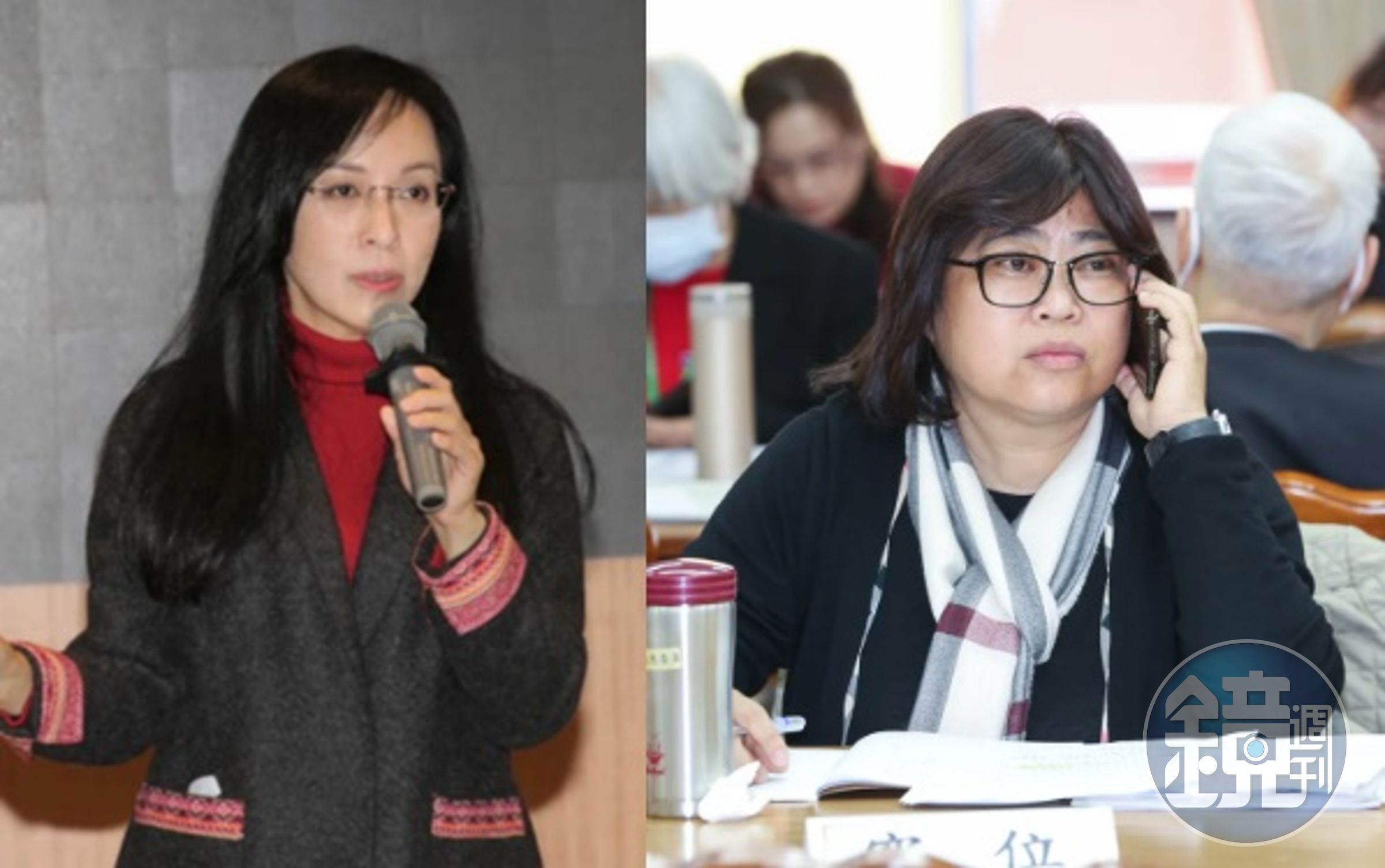民進黨選對會今拍板,立委王美惠(右,本刊資料照)參選嘉義市長、立委陳瑩(左,翻攝自陳瑩臉書)參選台東縣長