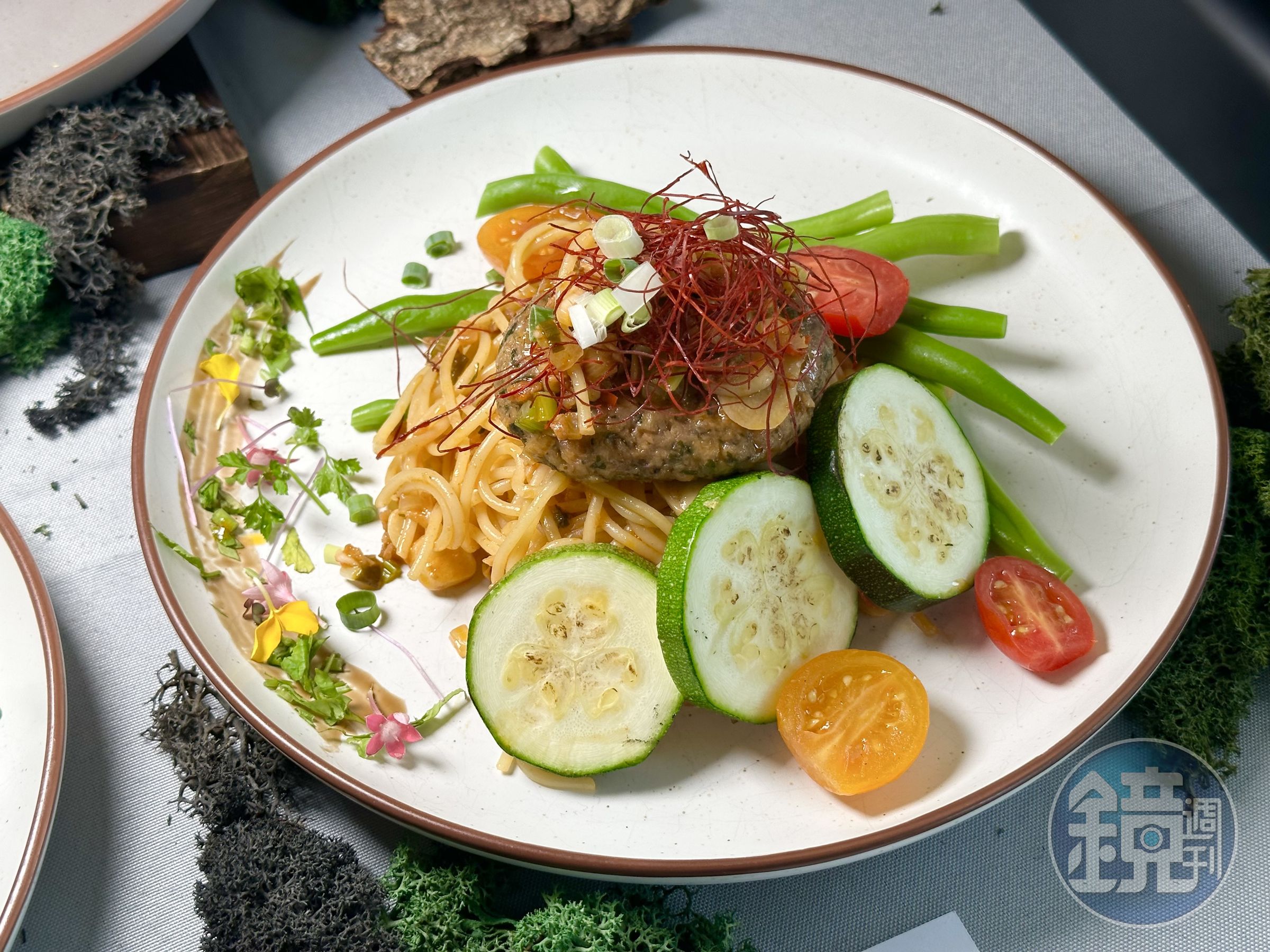 「雲川水月Clavius」的蔬食料理,連愛吃肉的葷食者也會喜歡。