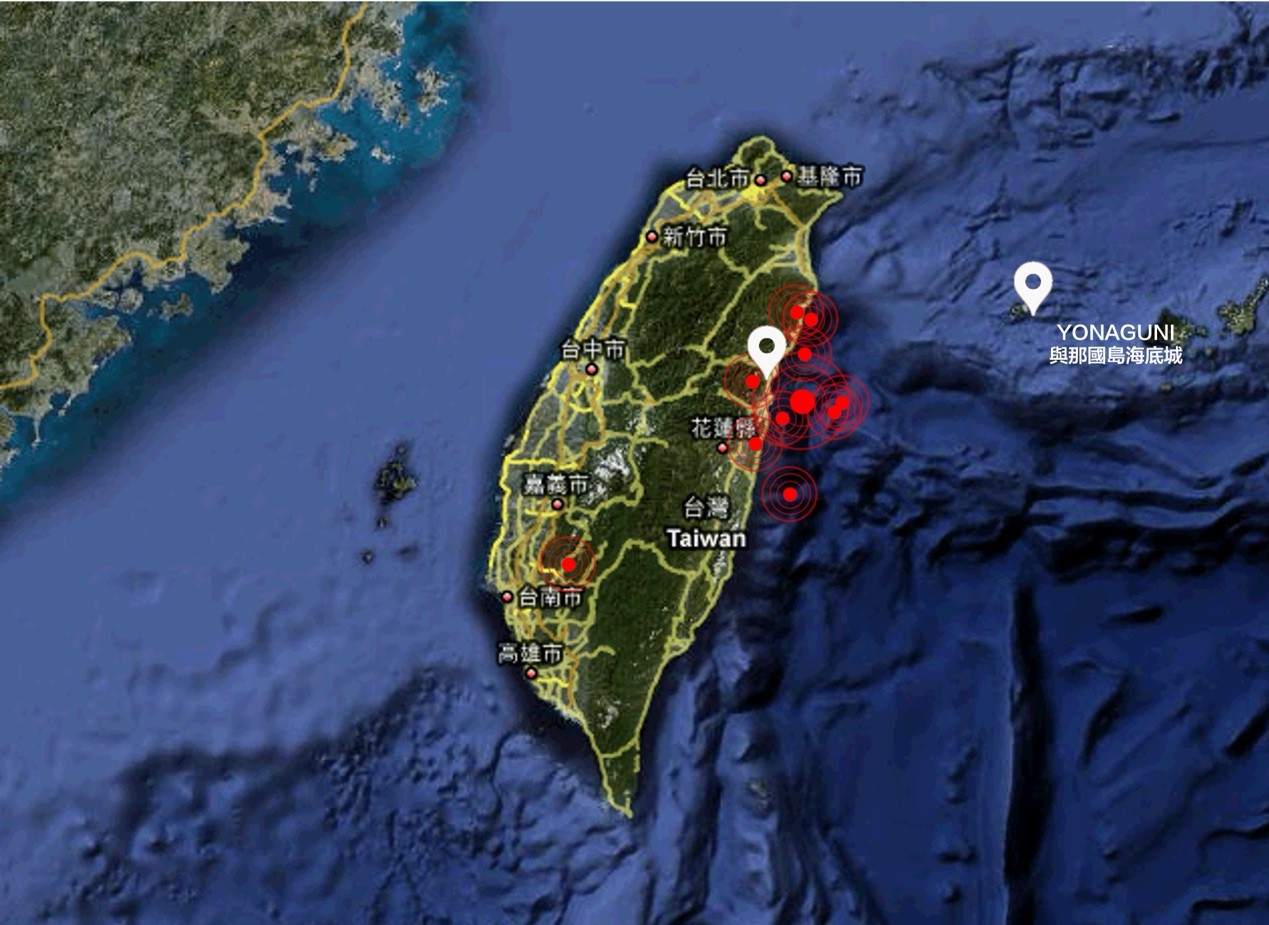 台灣地震的主震區集中於花蓮地區，但一旦發生，真正面臨高傷亡與財損風險的，將是如台北、新北與台南等人口密集區。（十億覺行者國際協會提供）
