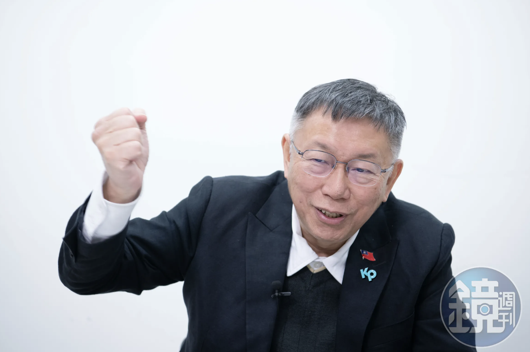 民眾黨總統候選人柯文哲的支持者以年輕人居多。