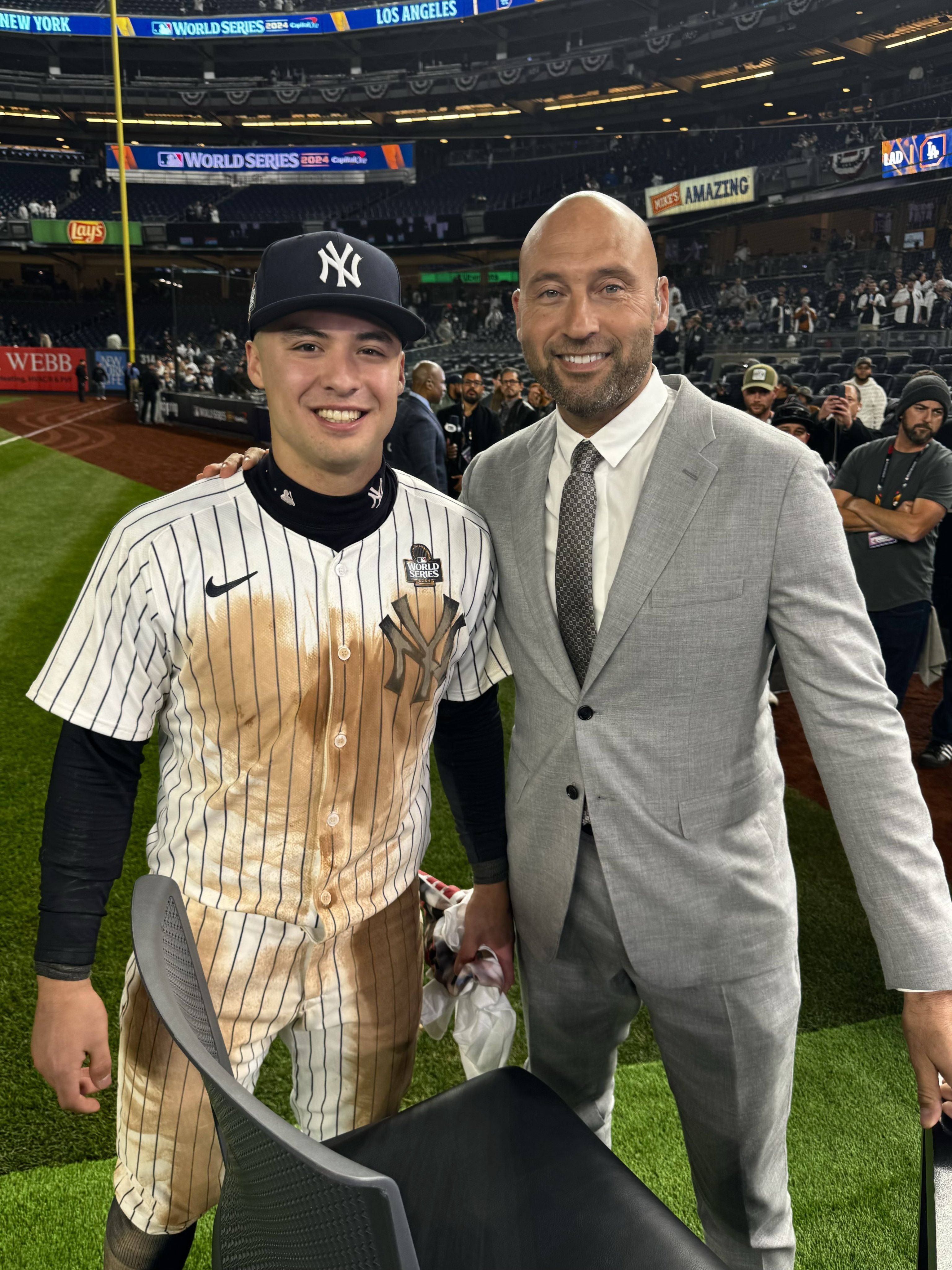 沃爾皮是洋基今晚的大功臣。(翻攝自X @derekjeter)