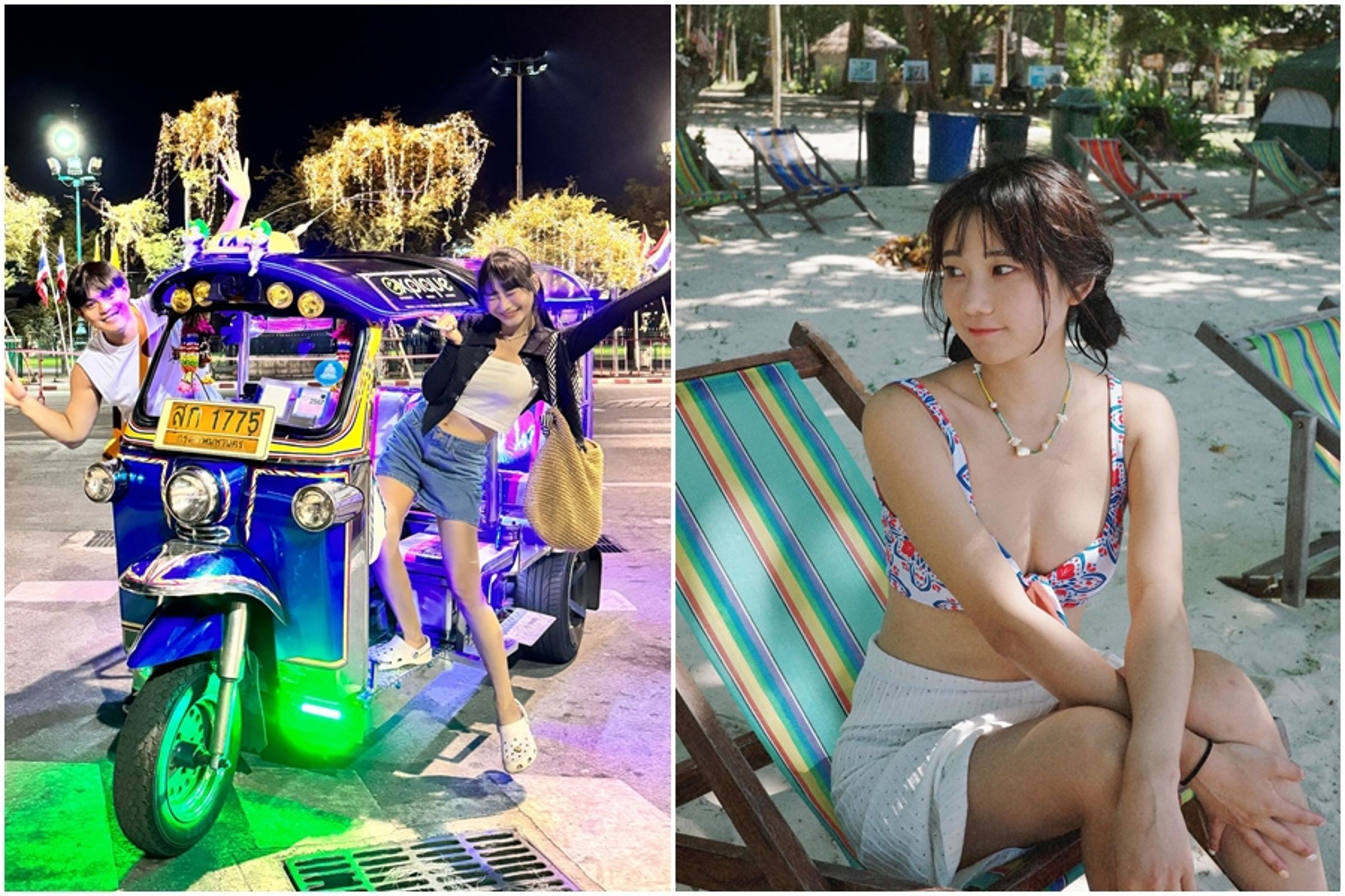 愛莉莎莎長住一個月愛上泰國，因為房價是台灣1/5，讓她決定在曼谷置產。（翻攝自愛莉莎莎 Alisasa臉書）