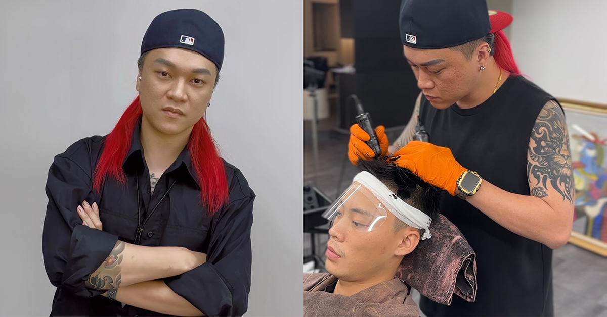 從技術導入到人才培訓，全台第一位頭皮彩繪設計師Aaron讓有髮量困擾的人不用植髮、不必戴假髮，透過Scalp Painting頭皮彩繪技術找回外型自信。