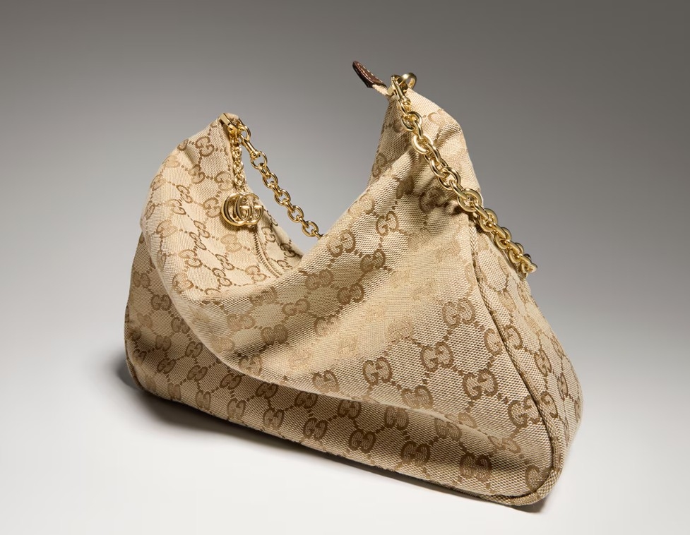 Lady Lunetta Chain帆布（中型）。NT$78,000（古馳提供）

