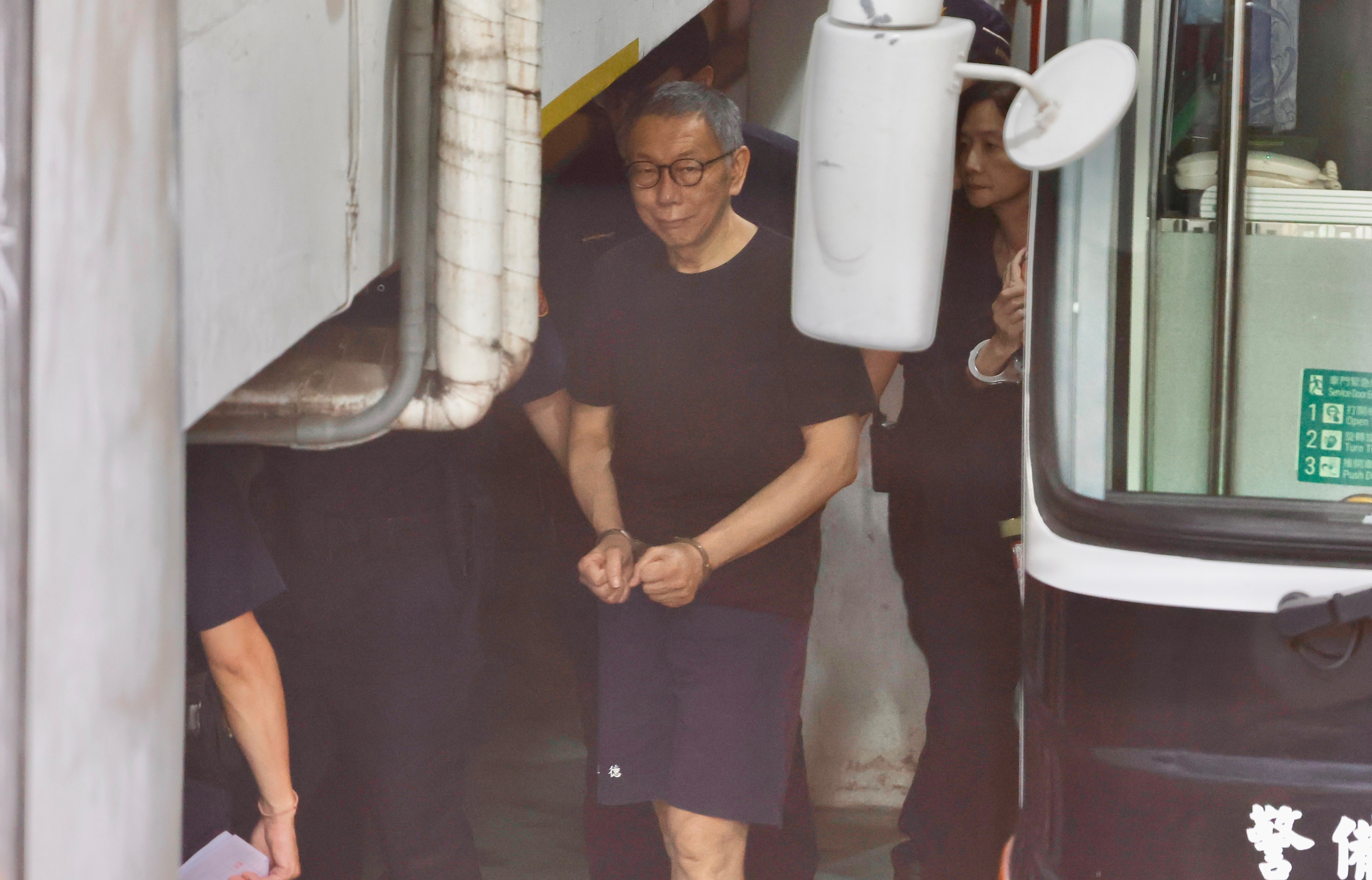 柯文哲66歲生日出庭告鍾小平。（資料照）