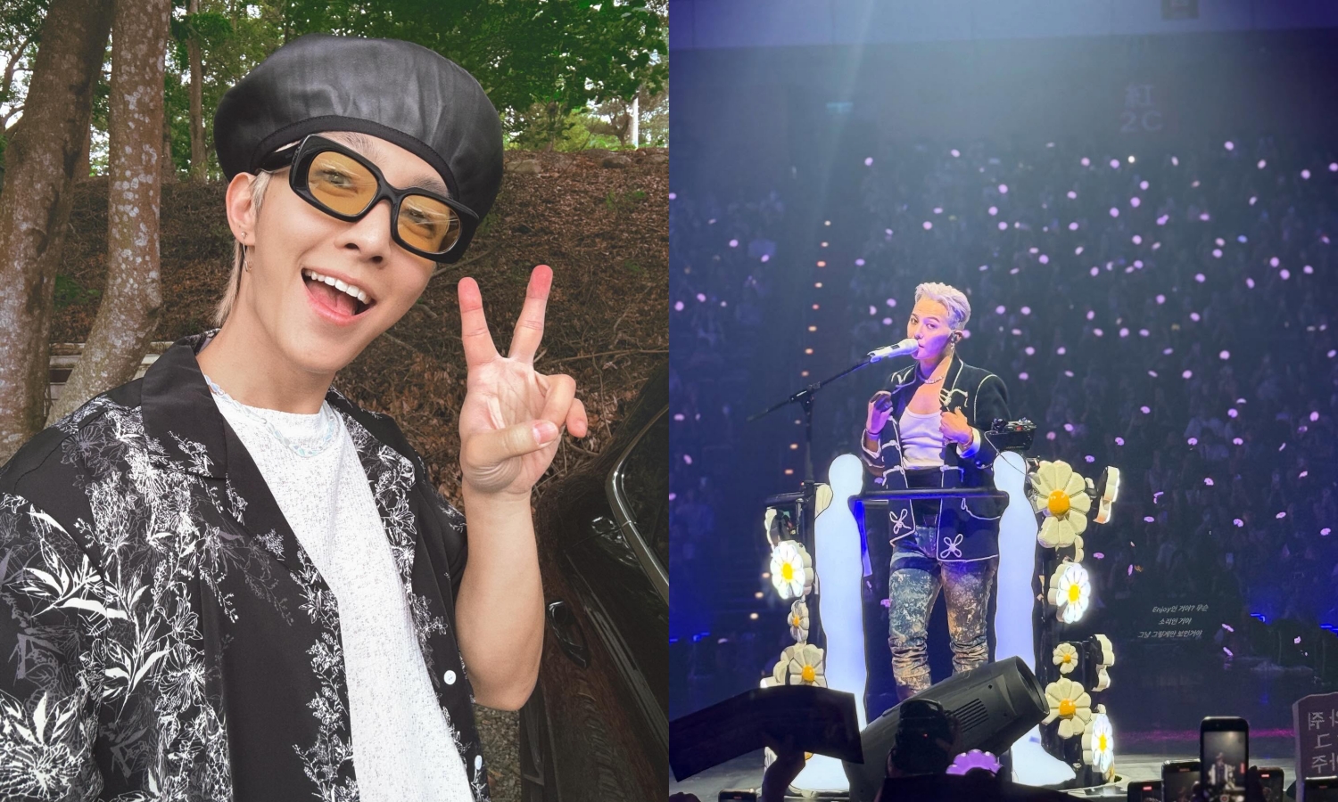 炎亞綸昨（13日）也去看了GD演唱會。 （翻攝炎亞綸INS）