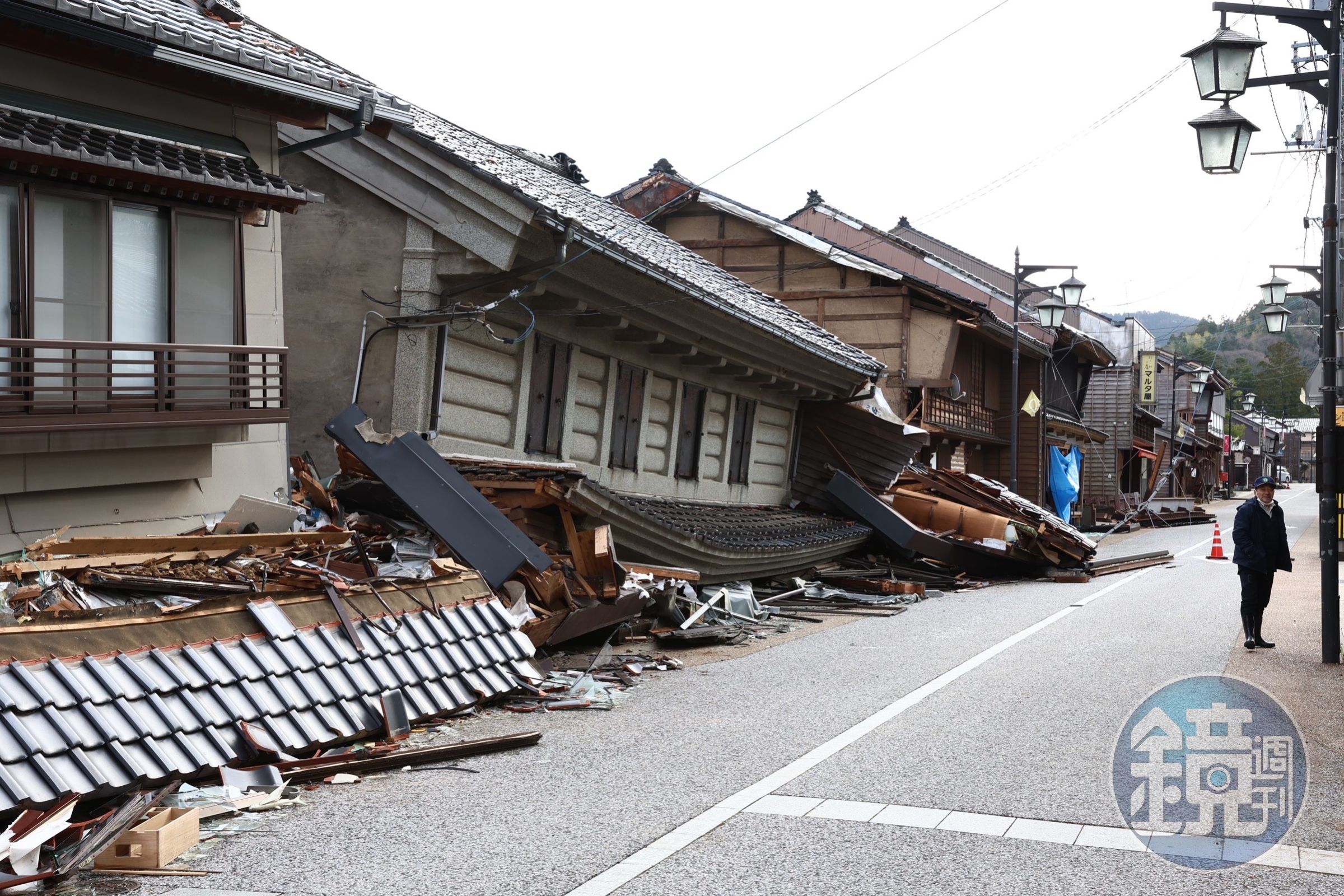 日本石川縣1日發生規模7.6強震,罹難人數截至今下午5點已上修126人死亡、超過200人失蹤。圖非事件地點。