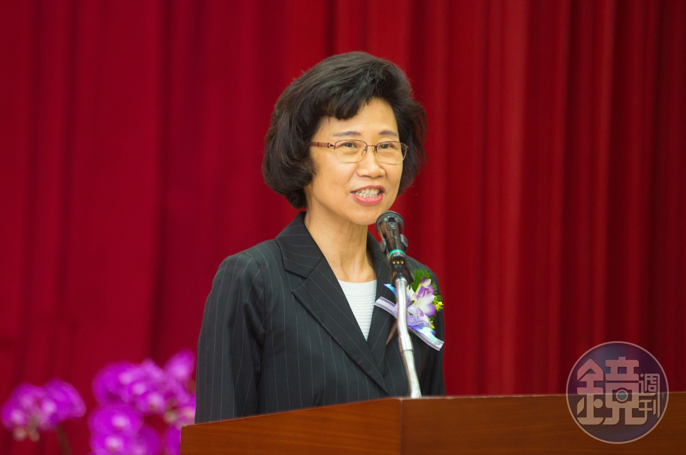 朱富美(圖)等3名大法官認為,只有5名大法官不符合《憲訴法》新條文規定,作出的判決當然無效。(本刊資料照)