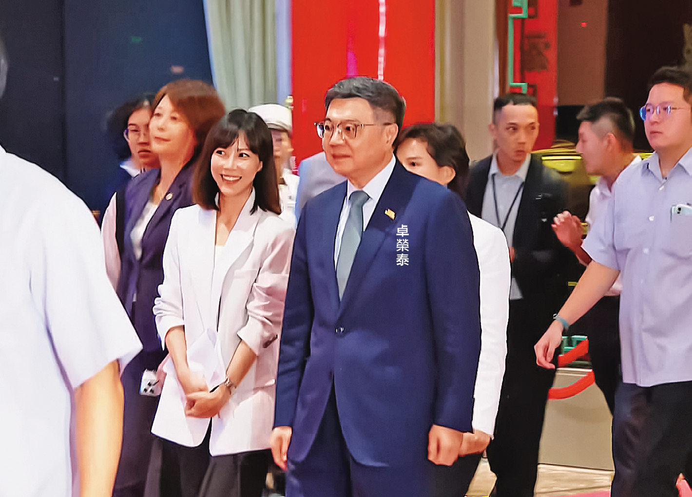 卓榮泰開議後與綠委餐敘，綠委建議行政院也針對總預算僵局出一份力。（鏡新聞提供）