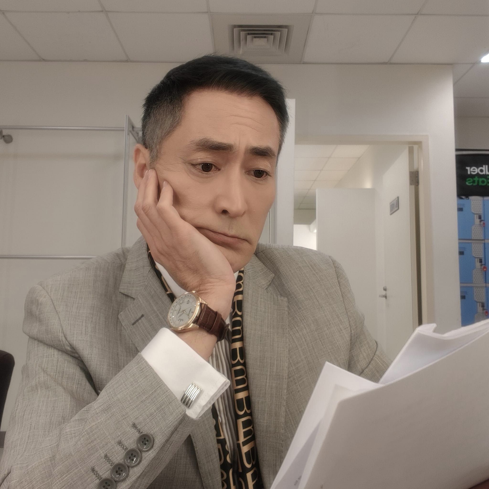 黃建群演反派已經習慣。(翻攝自臉書)