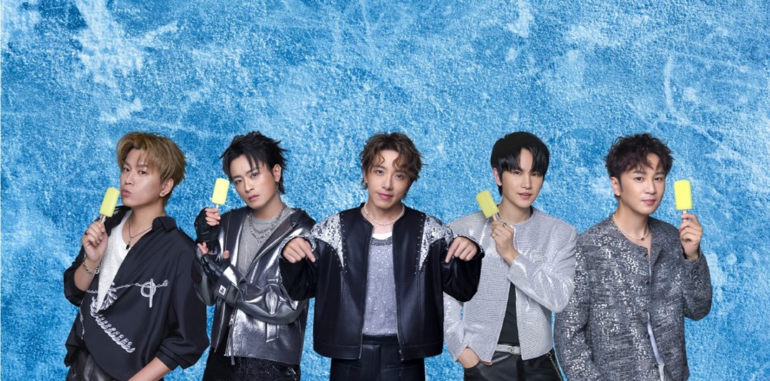 Energy為全家代言國際冰品，展現「凍」力旋風。（相信音樂提供）