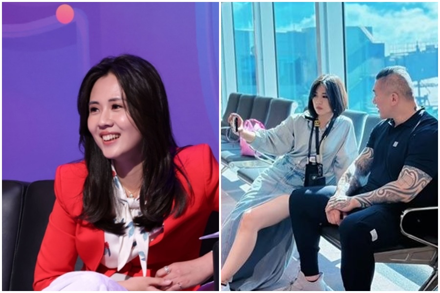 隨身採訪館長的中天主播何橞瑢受到關注。（翻攝自何橞瑢IG）