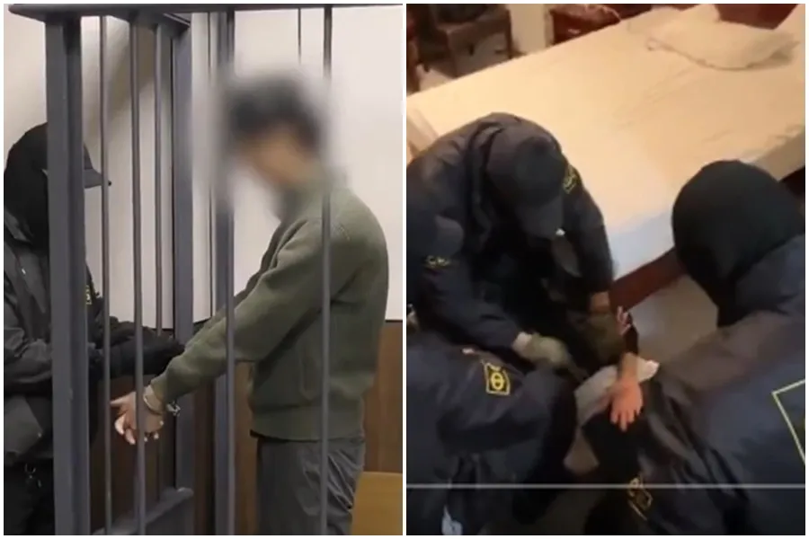 遭俄國控間諜罪！日籍男記者「上銬、關鐵籠」畫面曝光　外務省：無法得知對方狀況