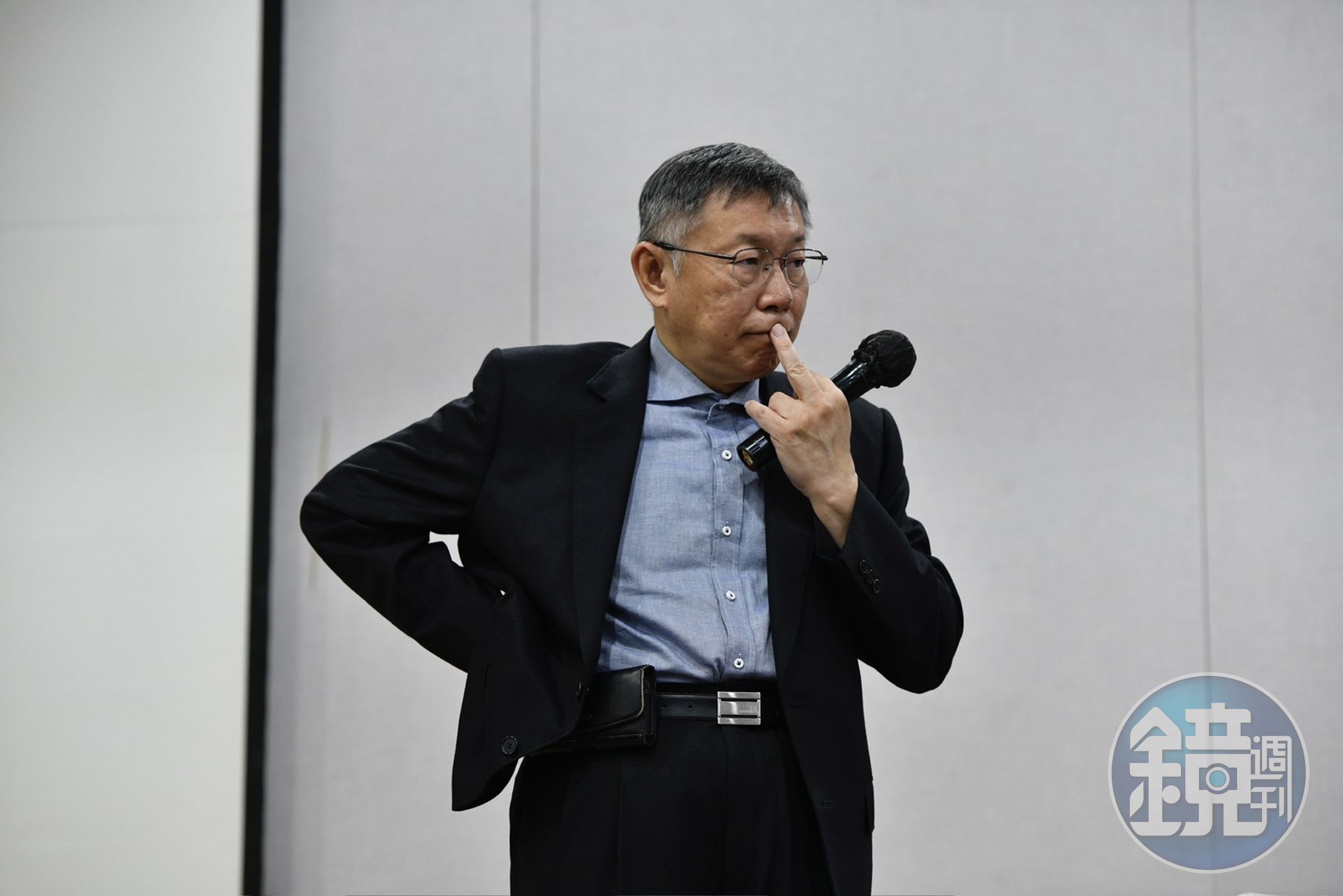 柯文哲今召開「找回財政紀律」政策發布記者會。