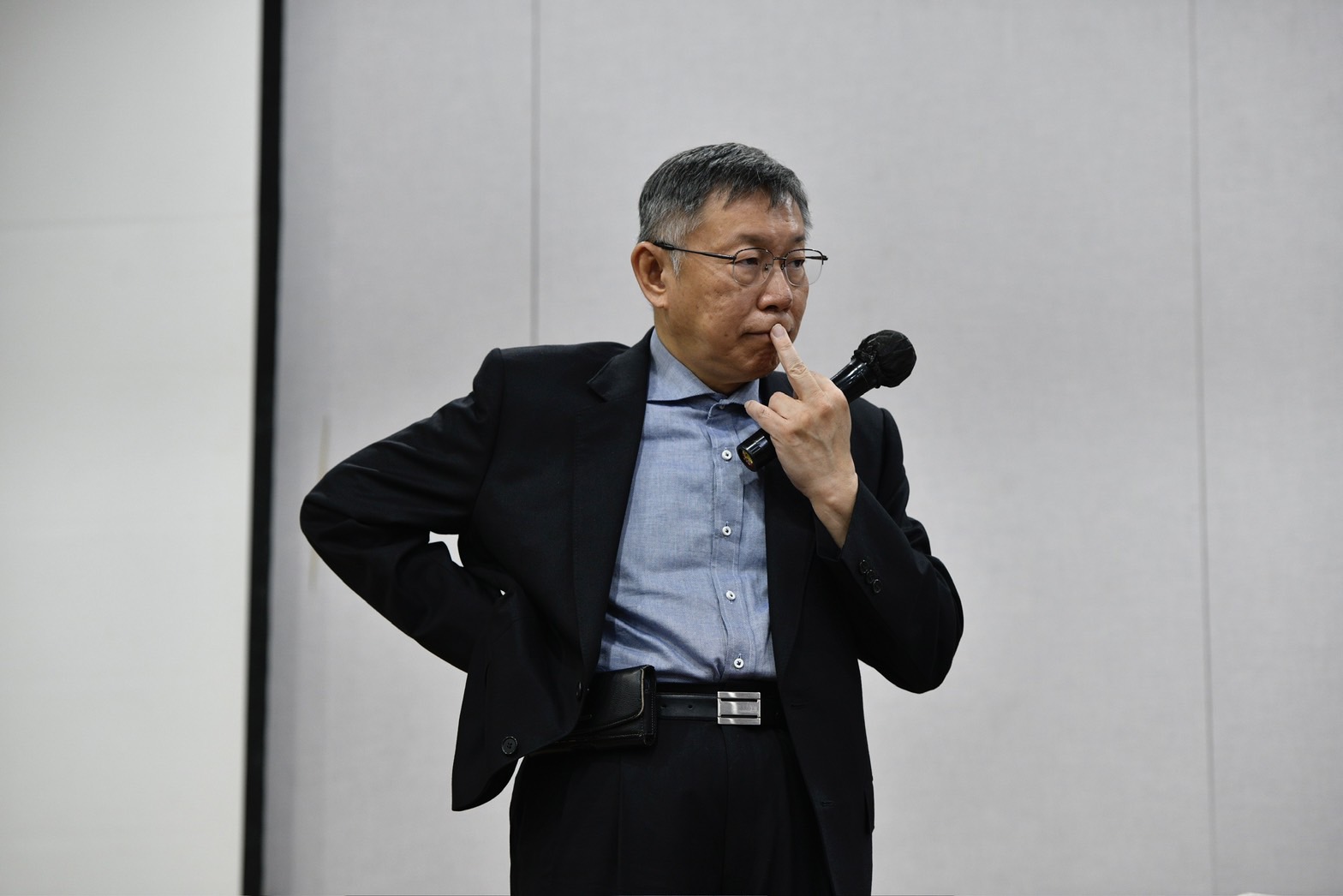 柯文哲今召開「找回財政紀律」政策發布記者會。